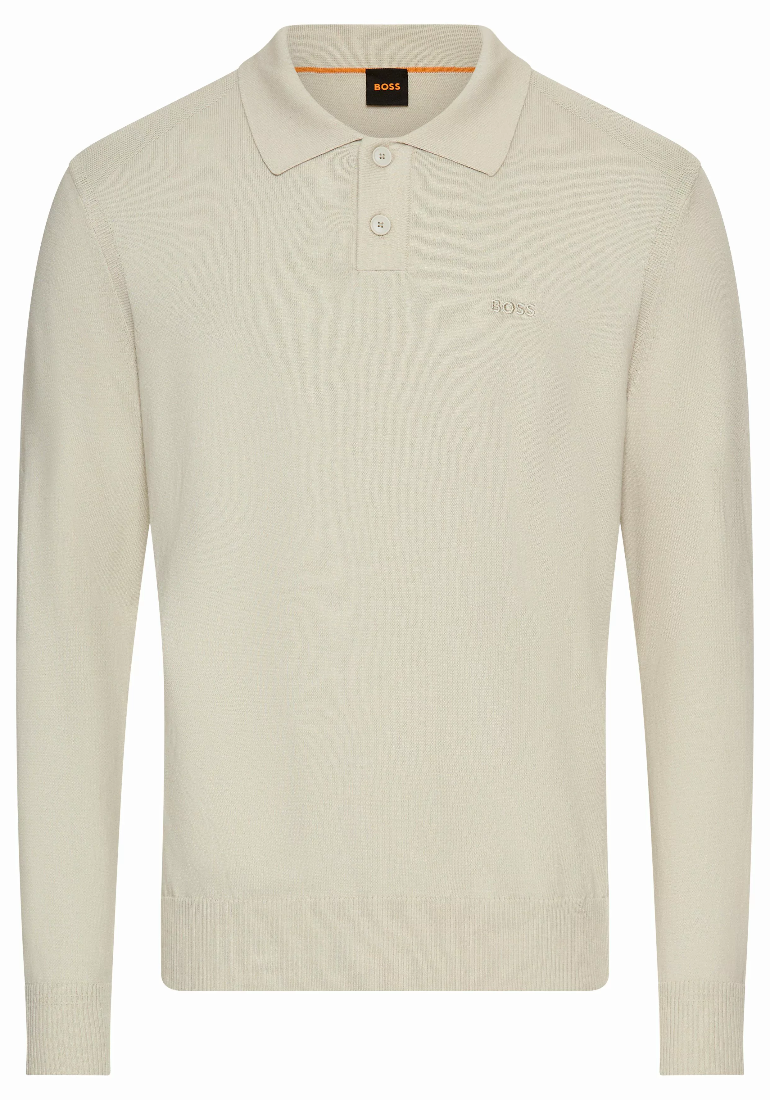 BOSS ORANGE Polokragenpullover Asac mit Logo-Stickerei günstig online kaufen