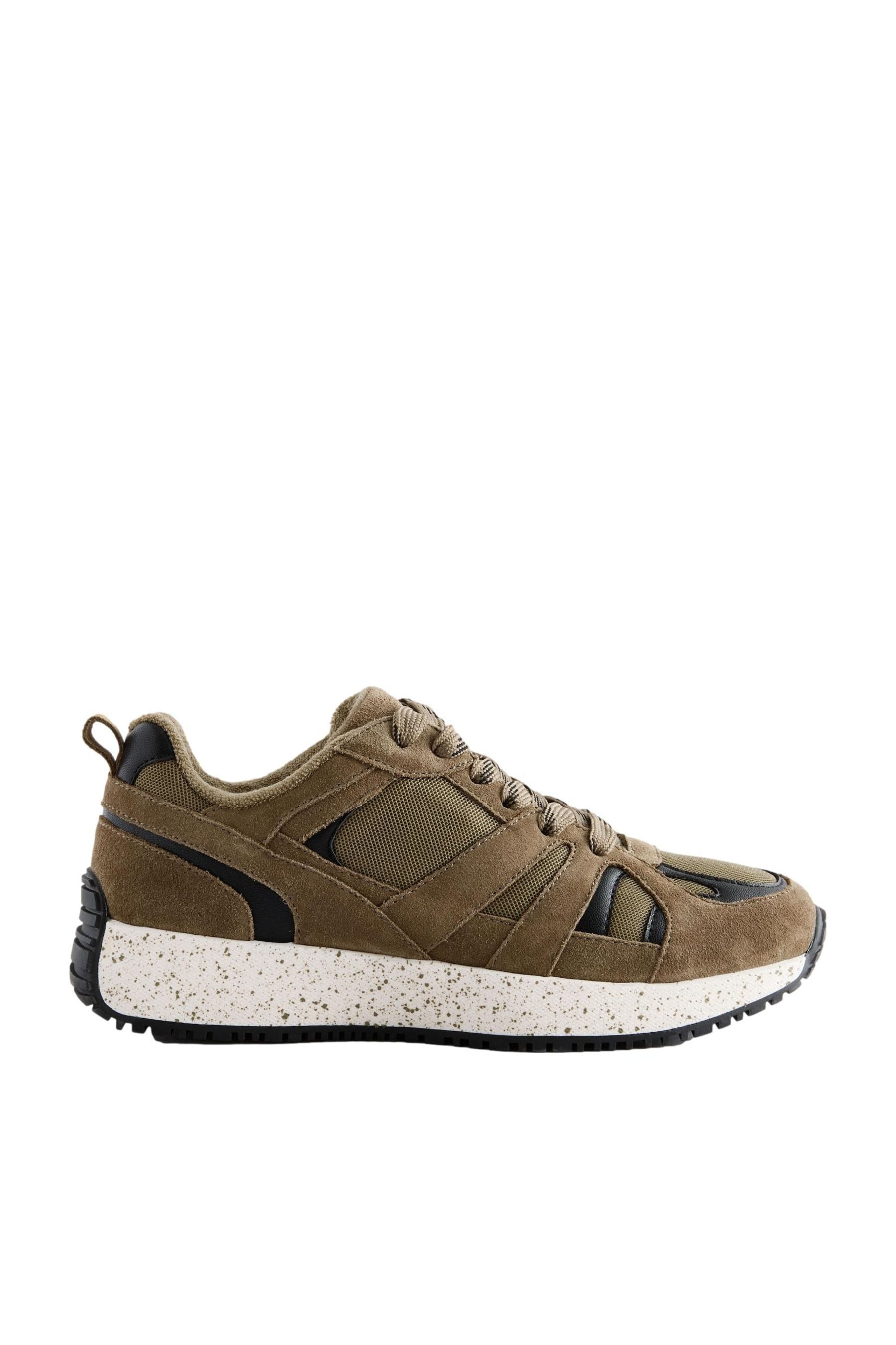 Next Forever Comfort® Ledersneaker, Veloursledereinsatz Sneaker günstig online kaufen