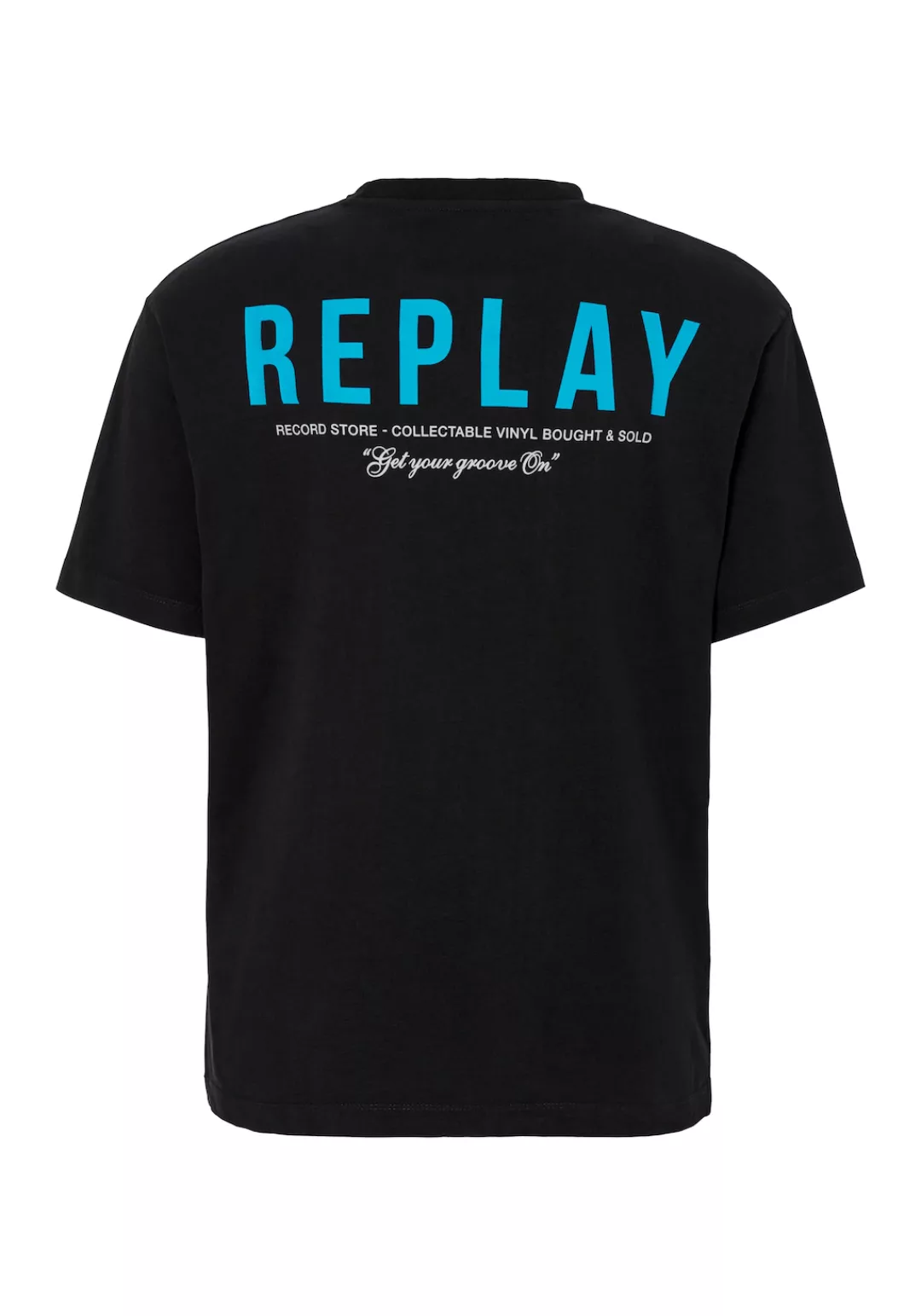 Replay T-Shirt, mit Logodruck auf der Rückseite günstig online kaufen