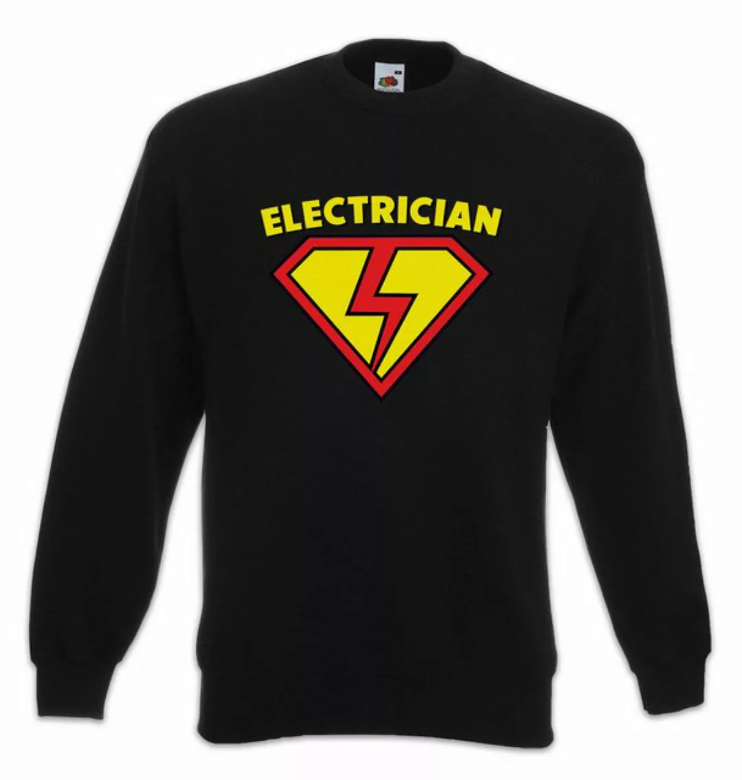 Urban Backwoods Sweatshirt Super Electrician Sweatshirt Elektriker Volt Str günstig online kaufen