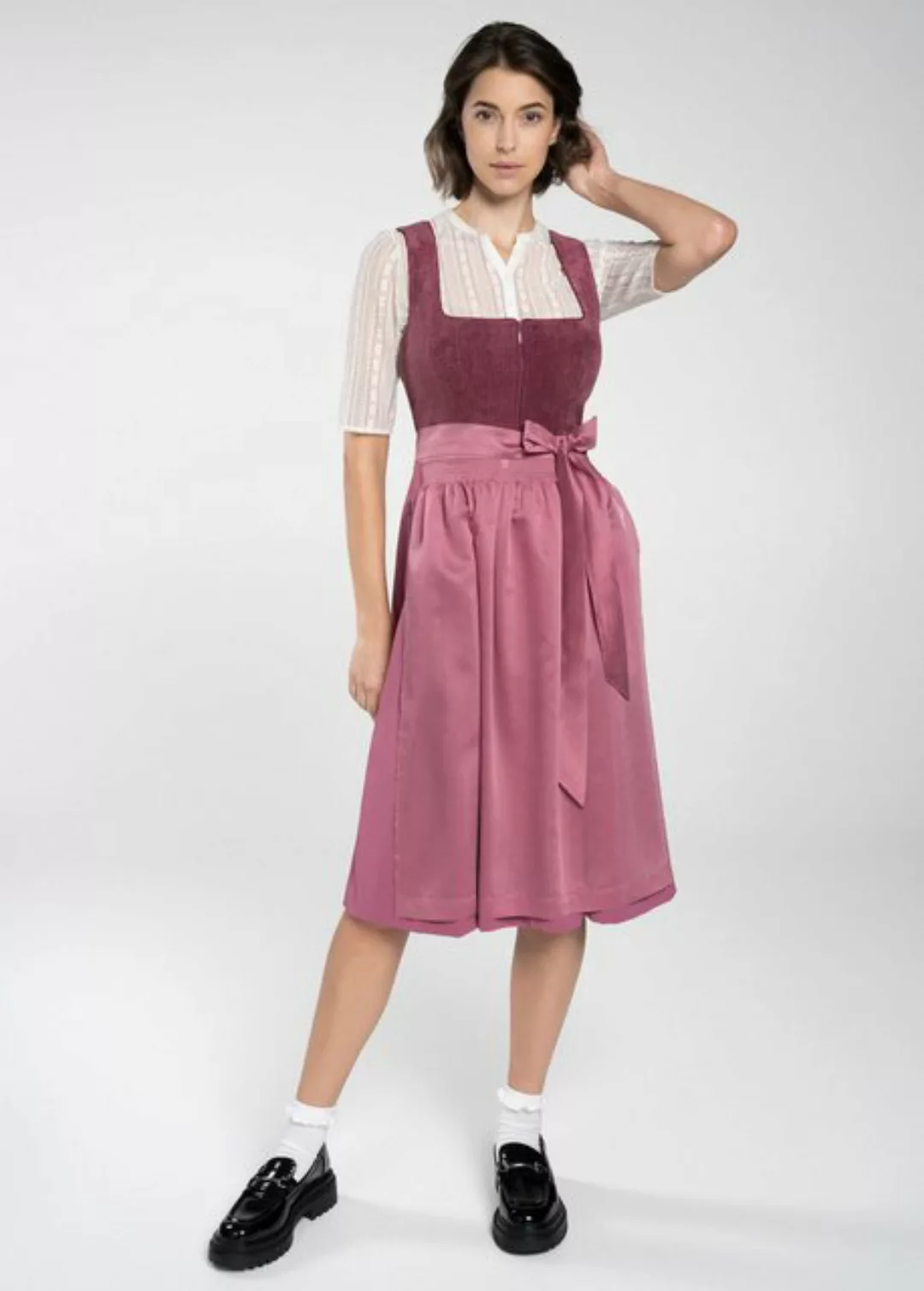 Spieth & Wensky Dirndl Dirndl "Dasing" (1-tlg) aus feinem Cord günstig online kaufen