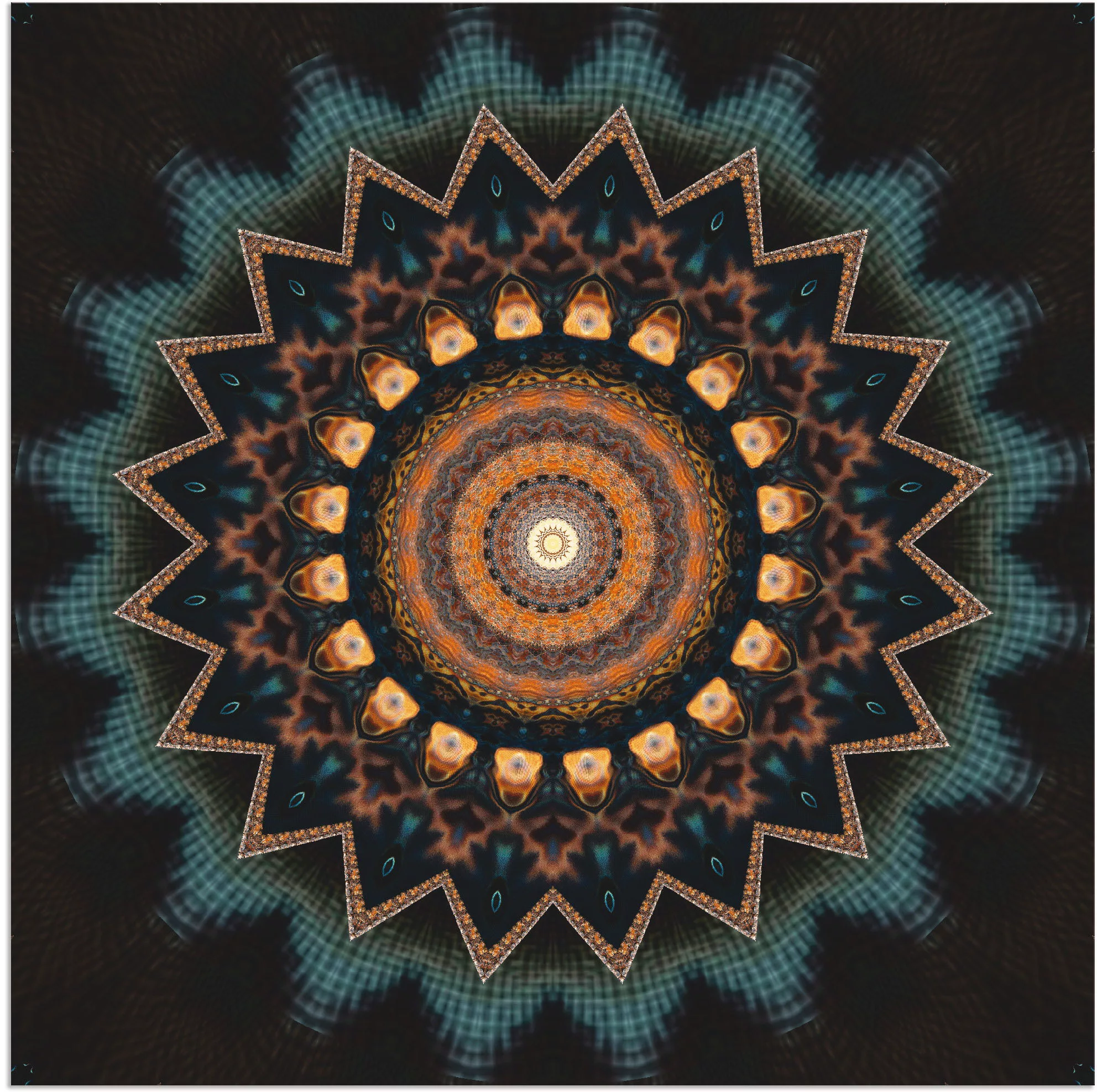 Artland Wandbild »Mandala kosmisches Bewusstsein«, Muster, (1 St.) günstig online kaufen