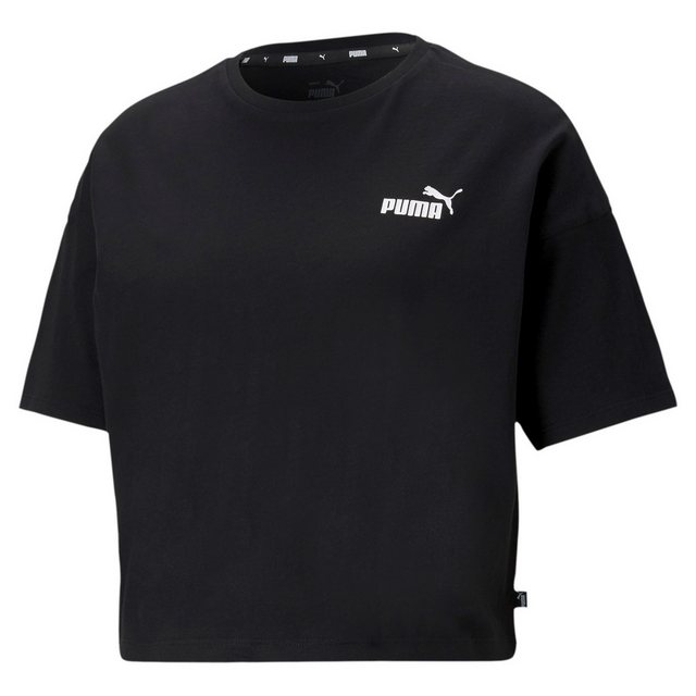 PUMA T-Shirt Puma Damen T-Shirt ESS Cropped Small Logo Tee 586867 günstig online kaufen