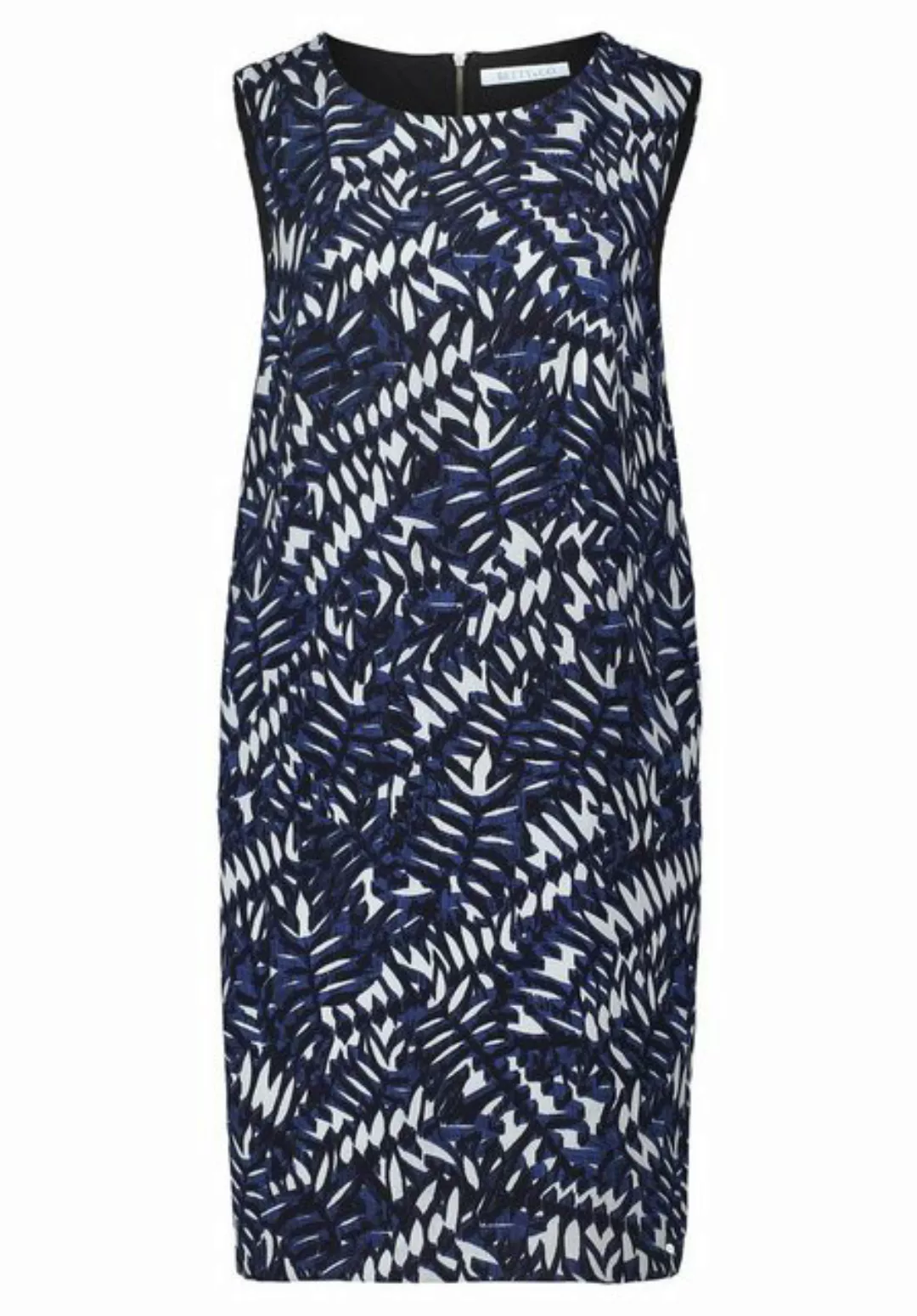 Betty&Co Sommerkleid Kleid Kurz ohne Arm, Cream/Dark Blue günstig online kaufen
