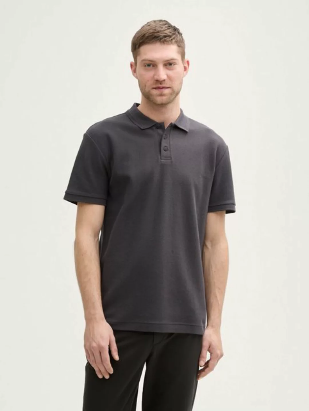 TOM TAILOR Poloshirt Jersey Poloshirt aus Baumwolle günstig online kaufen