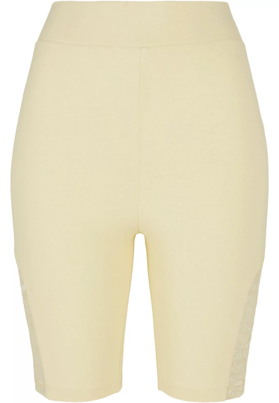 URBAN CLASSICS Radlerhose "Urban Classics Damen Ladies High Waist Lace Inse günstig online kaufen