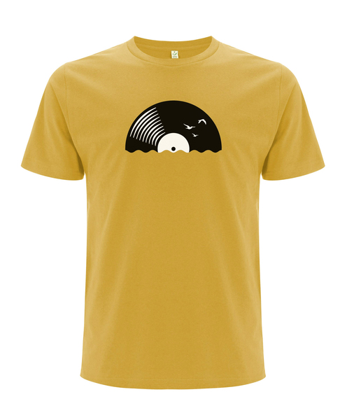 Vinyl Sun Unisex Mooie T-shirt Aus Biobaumwolle günstig online kaufen