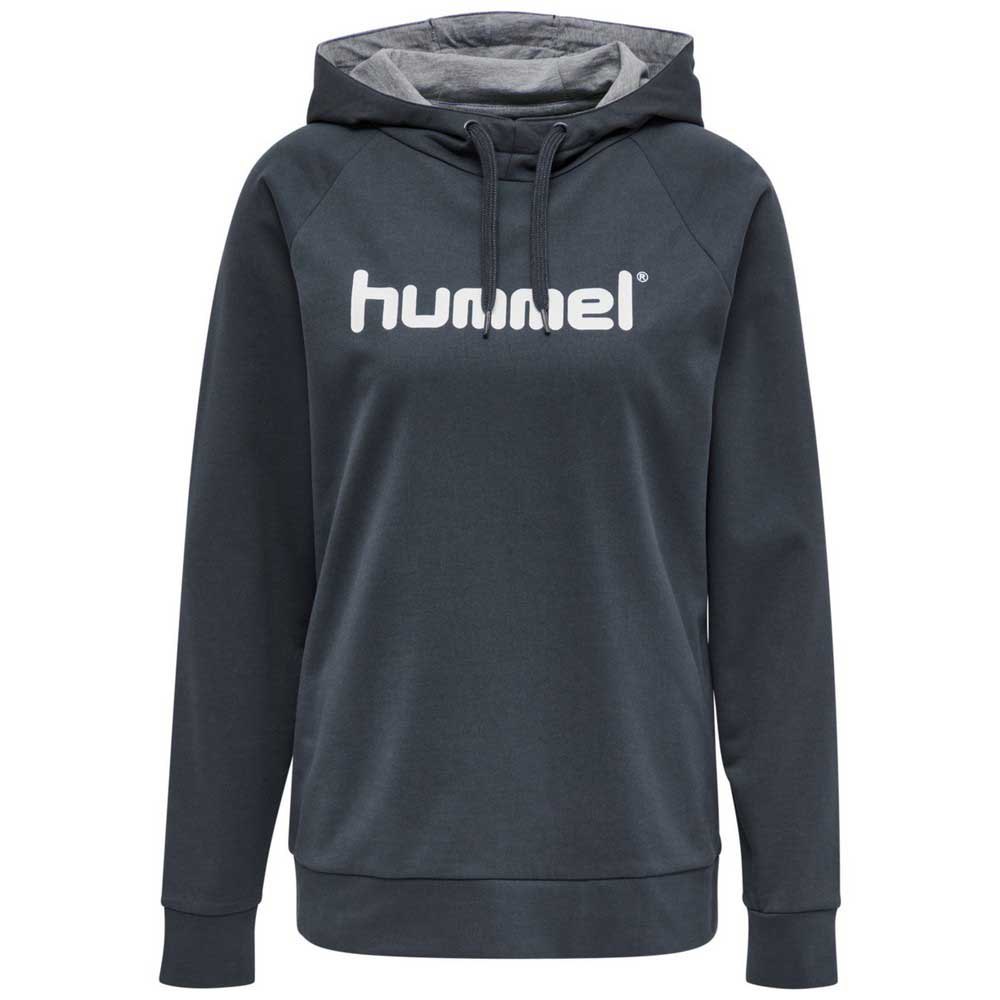 Hummel Go Cotton Logo Kapuzenpullover S India Ink günstig online kaufen