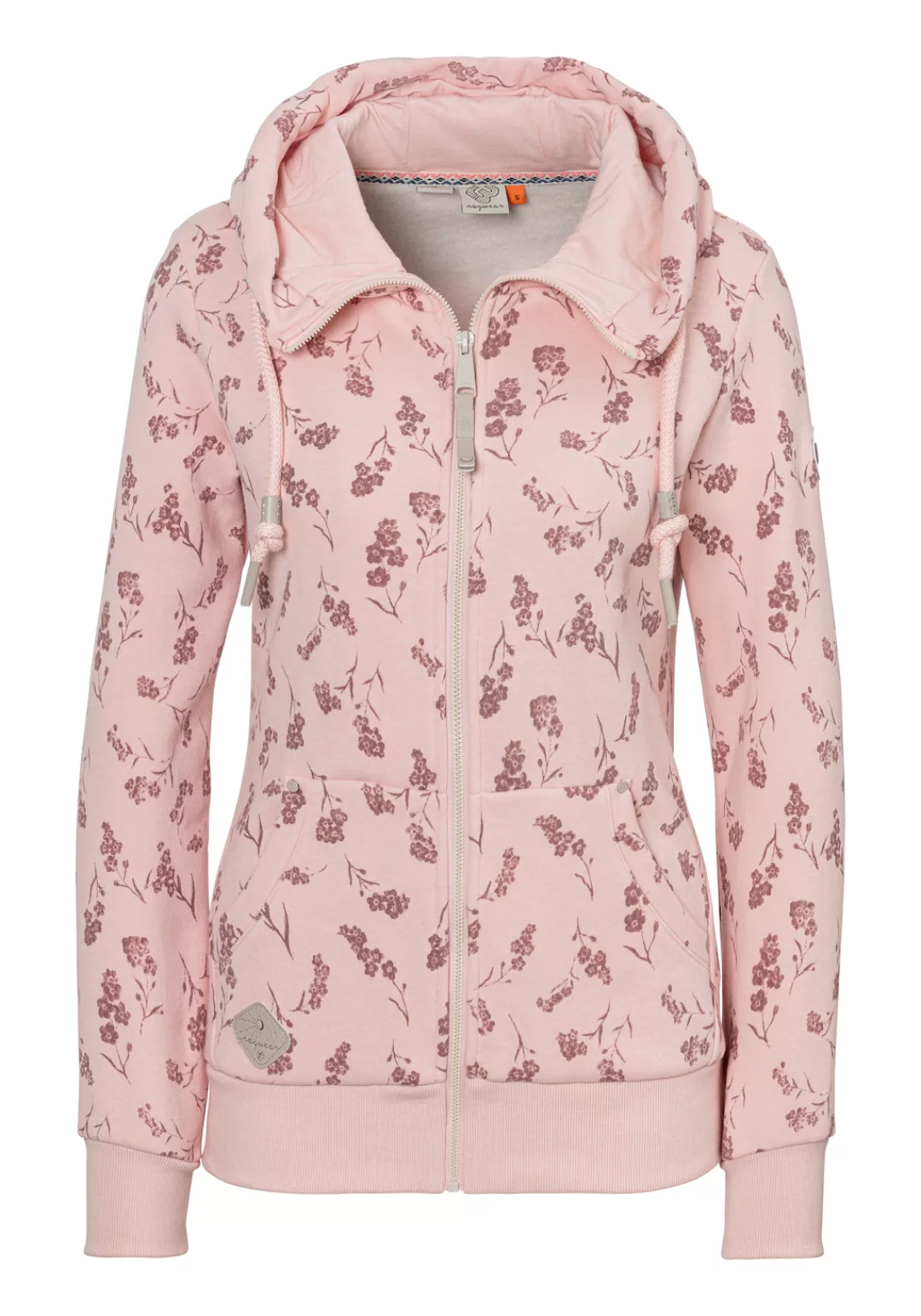 Ragwear Sweatjacke NESKA FLOWER ZIP COMFY mit Alloverdruck und gemütlicher günstig online kaufen