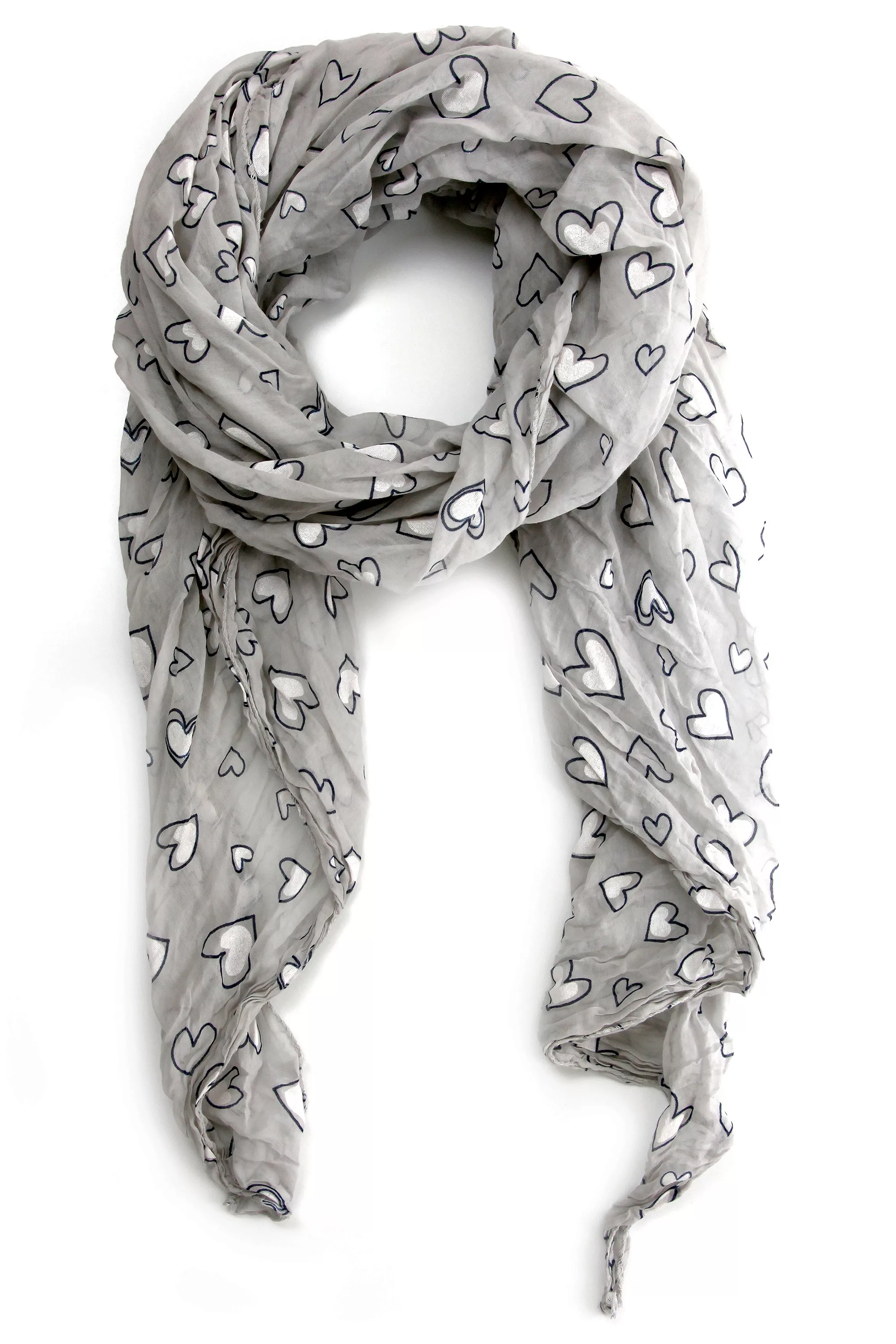COLLEZIONE ALESSANDRO Modeschal "Salzburg", mit Herzen, Made in Italy günstig online kaufen