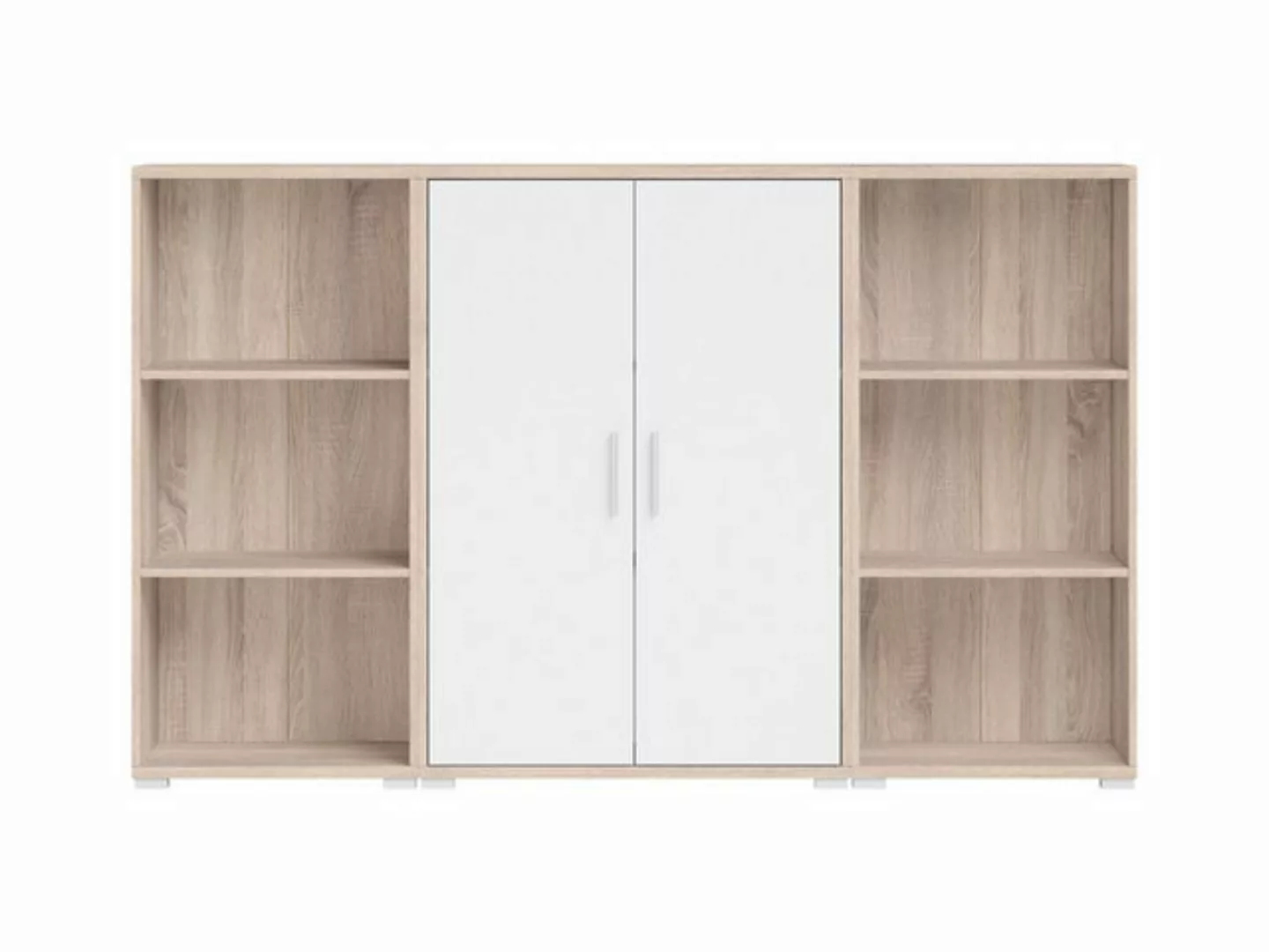 moebel-dich-auf Aktenschrank Highboard OFFICE LINE (Büroschrank, in Eiche S günstig online kaufen