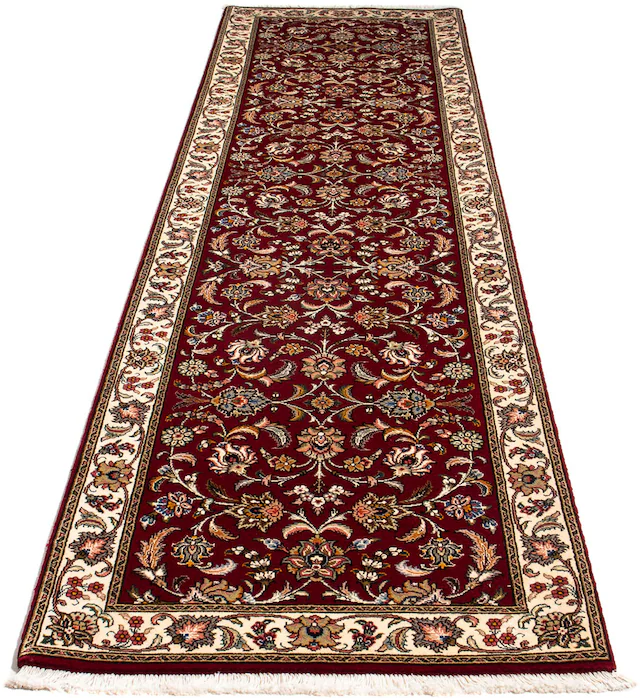 morgenland Orientteppich »Perser - Täbriz - Royal - 322 x 85 cm - dunkelrot günstig online kaufen