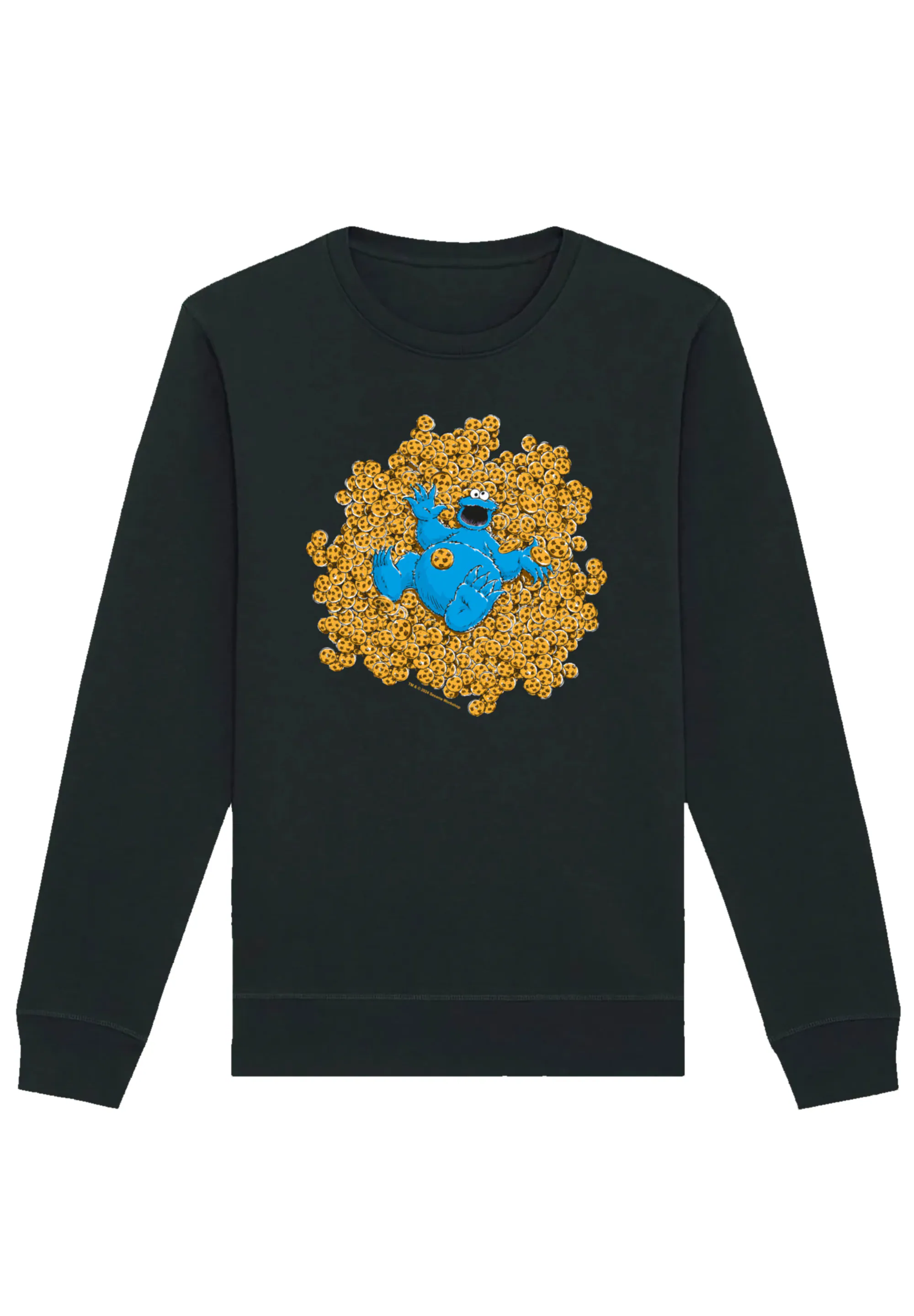 F4NT4STIC Sweatshirt "Sesamstraße Cookie Monster Coockie Bad", Premium Qual günstig online kaufen