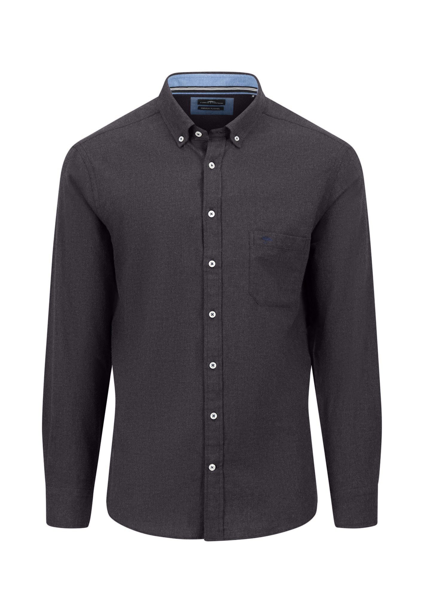 FYNCH-HATTON Langarmhemd mit klassischem Button-Down-Kragen günstig online kaufen