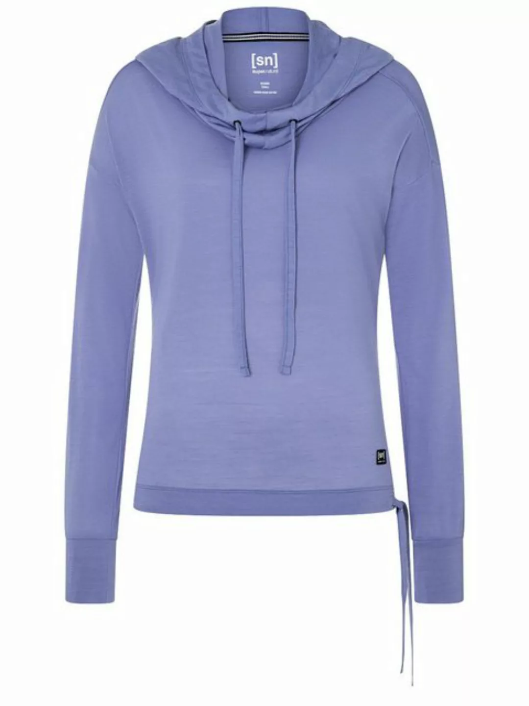 SUPER.NATURAL Hoodie für Damen aus Merino W FUNNEL HOODIE leichtes Longslee günstig online kaufen