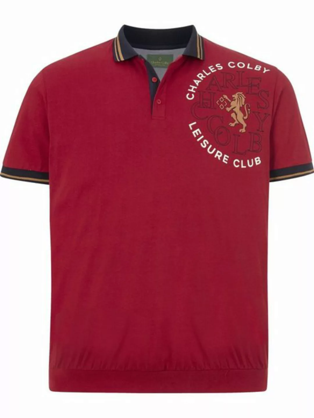 Charles Colby Poloshirt EARL ETHNEY +Fit Kollektion, Bauchschnitt günstig online kaufen