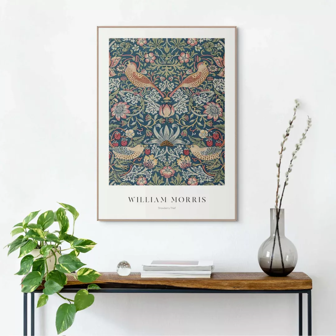 Reinders Poster "William Morris - strawberry thief" günstig online kaufen