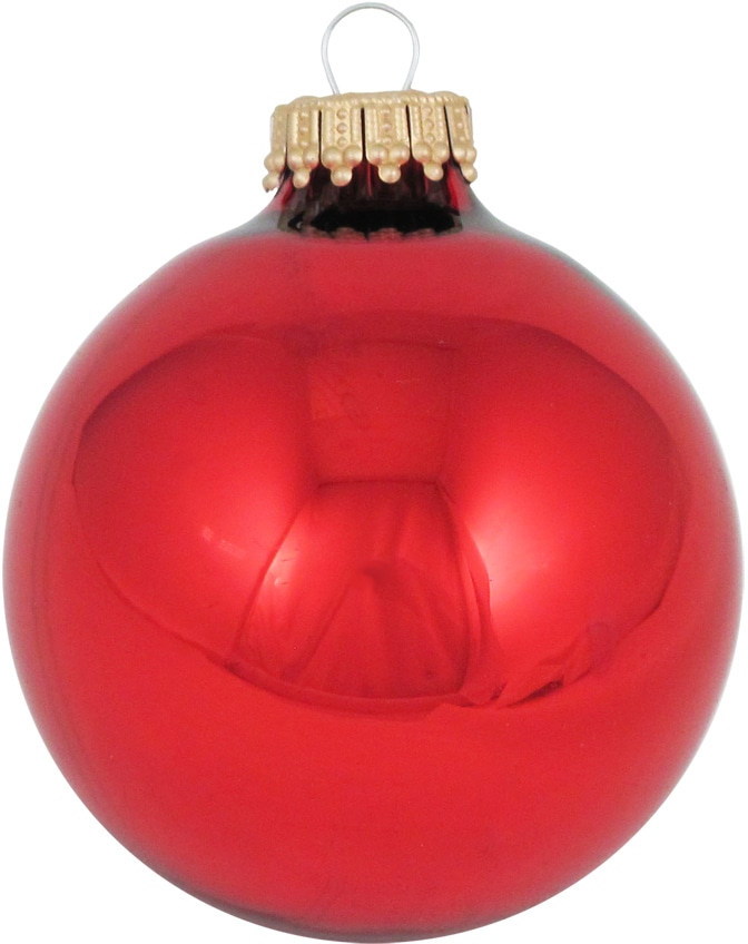 Krebs Glas Lauscha Weihnachtsbaumkugel »CBK70159, Weihnachtsdeko rot, Chris günstig online kaufen