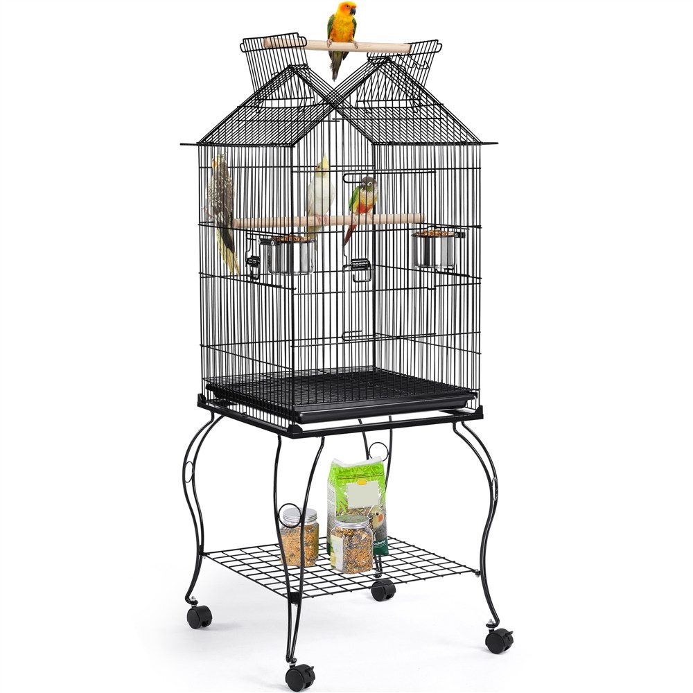 Yaheetech Vogelkäfig, Vogelvoliere auf Rollständer Vogelhaus günstig online kaufen
