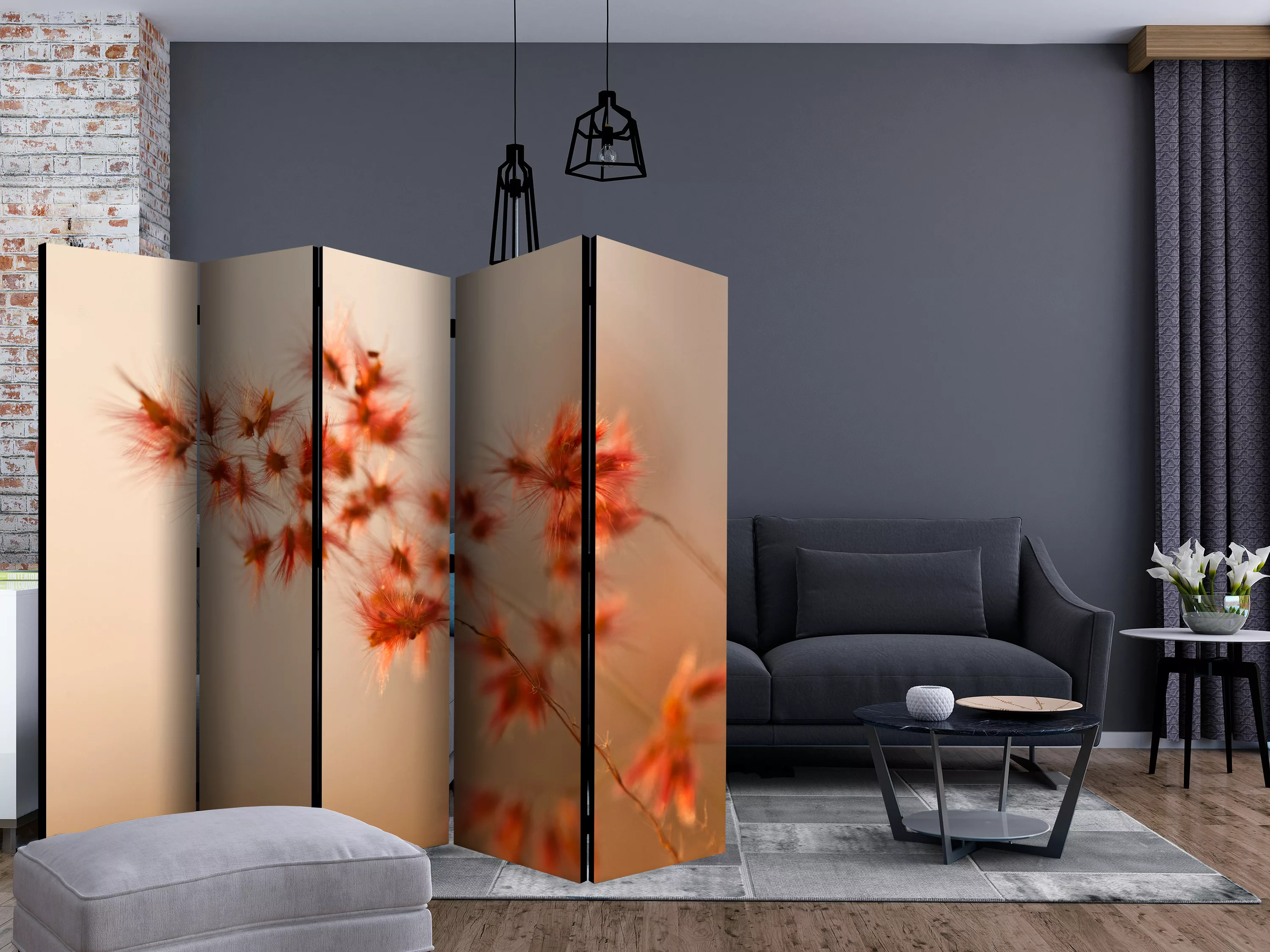 5-teiliges Paravent - Closer To Nature Ii [room Dividers] günstig online kaufen