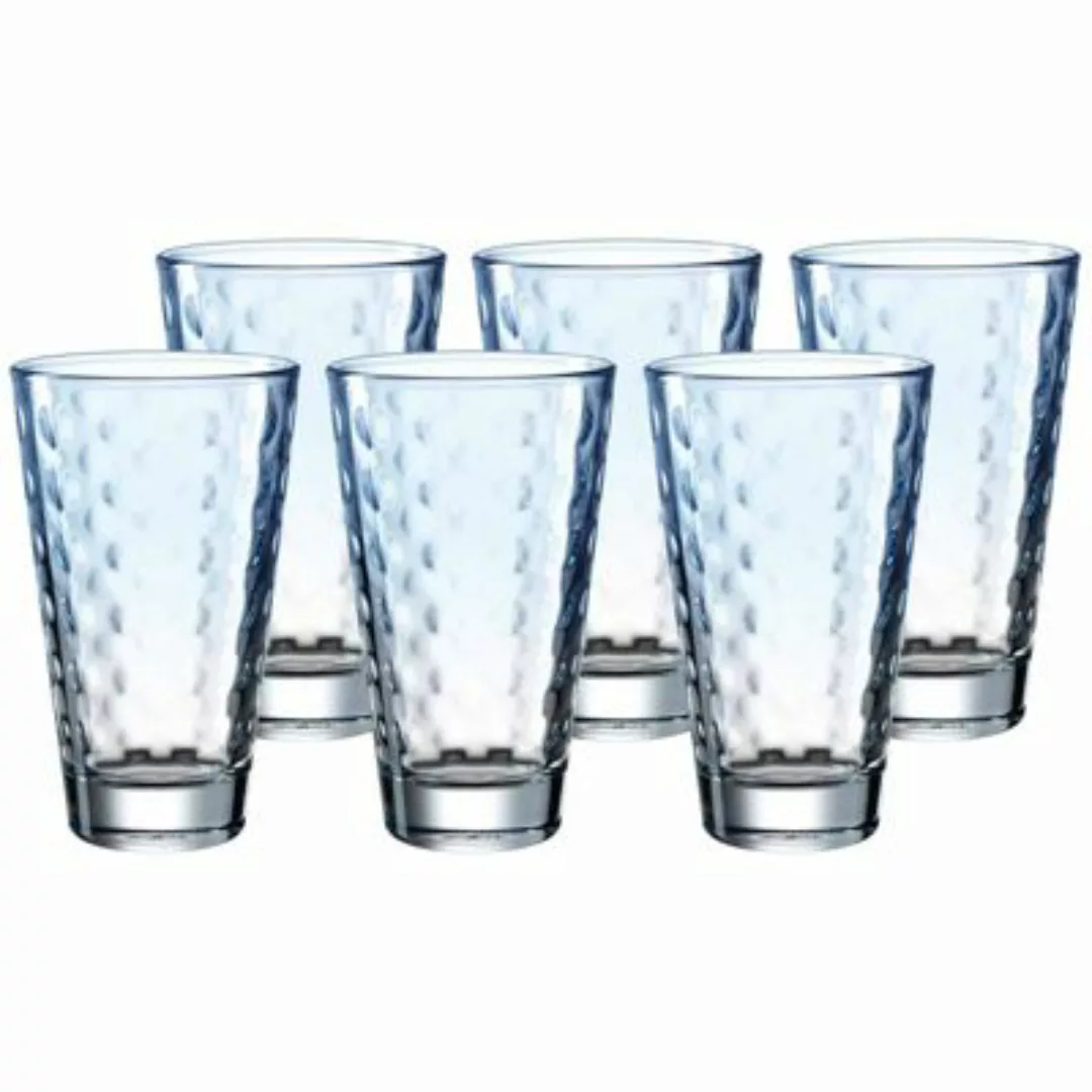 LEONARDO OPTIC Trinkglas klein 300 ml Pastell hellblau 6er Set Trinkgläser günstig online kaufen