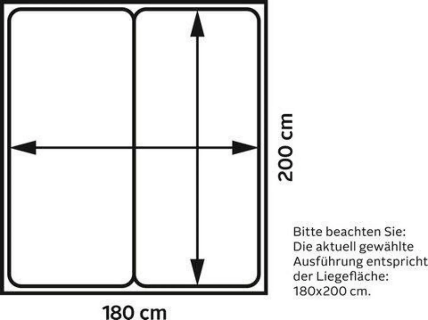 Westfalia Schlafkomfort Boxspringbett, wahlweise mit Bettkasten günstig online kaufen