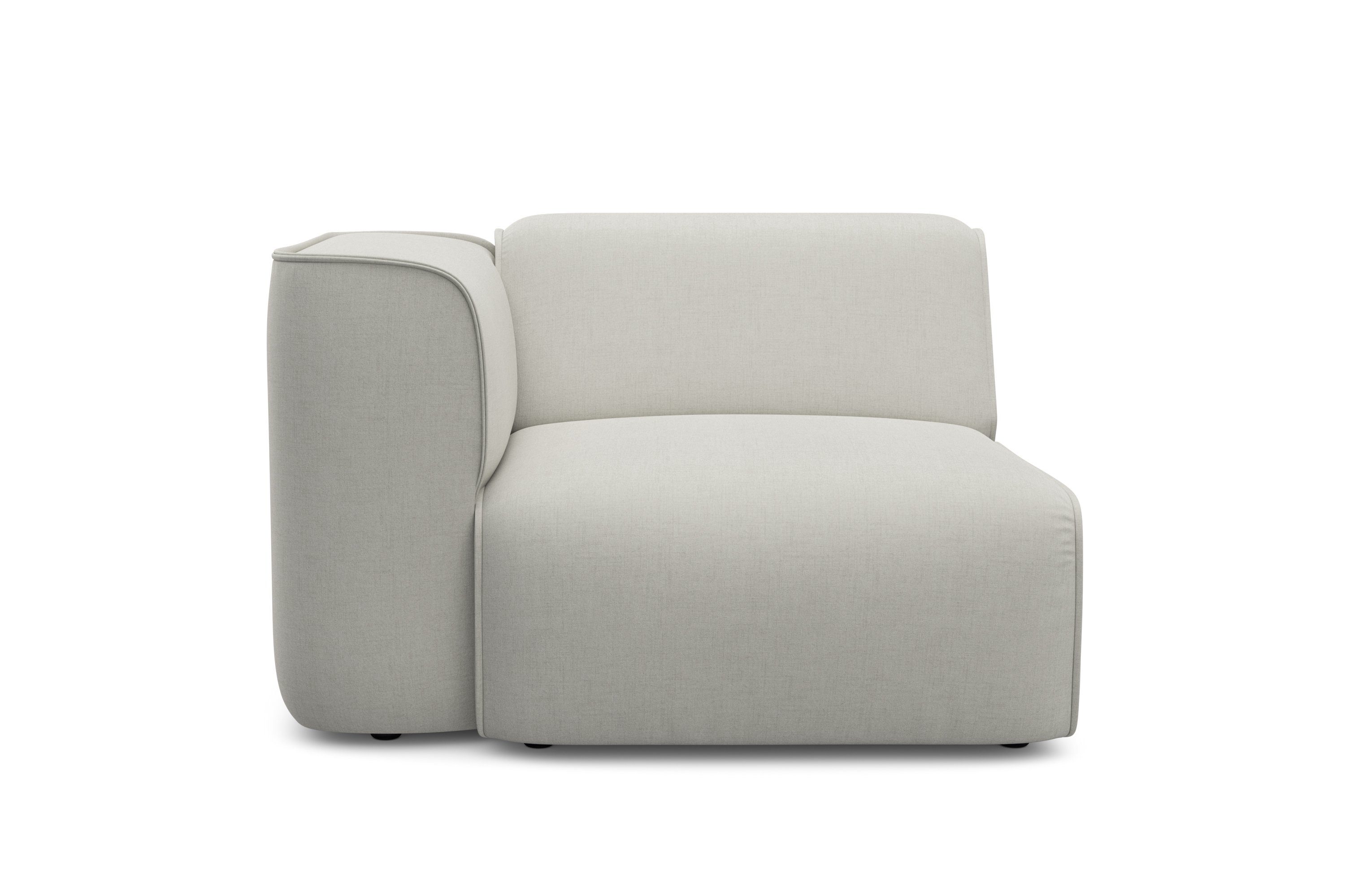 RAUM.ID Sessel "Merid Sofa-Eckelement, Maße B/T/H: 109/97/46 cm", als Modul günstig online kaufen