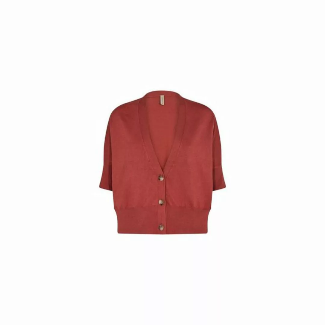 soyaconcept Strickjacke rot passform textil (1-tlg) günstig online kaufen