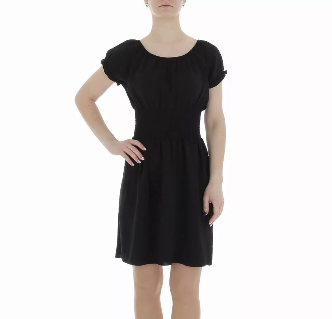 Ital-Design Sommerkleid Damen Freizeit (86164466) Kreppoptik/gesmokt Minikl günstig online kaufen