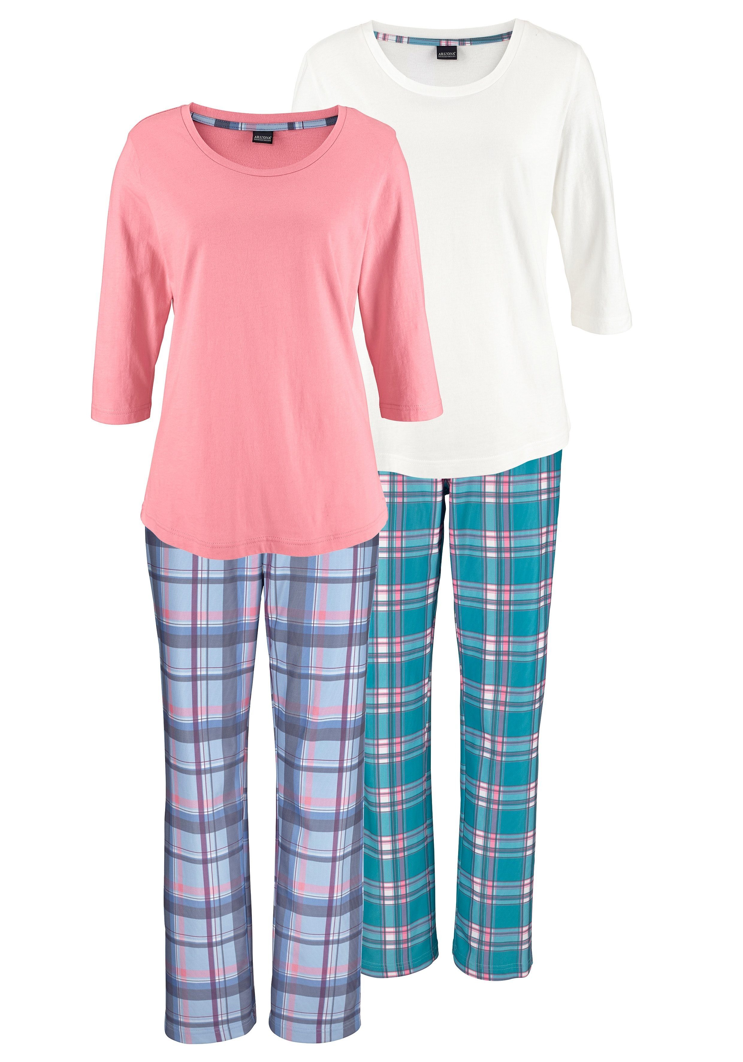 Arizona Pyjama (4 tlg., 2 Stück) günstig online kaufen