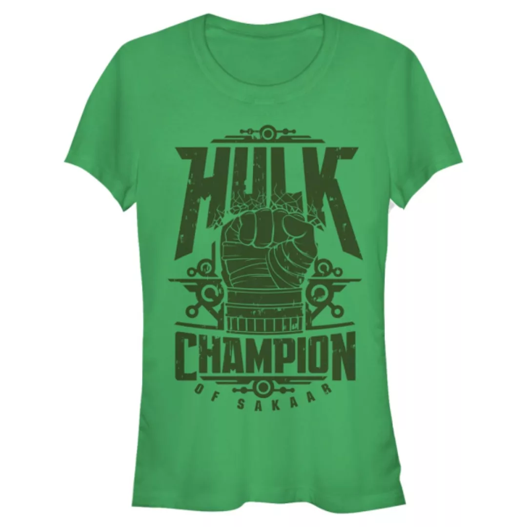 Marvel - Avengers - Hulk Champ - Frauen T-Shirt günstig online kaufen