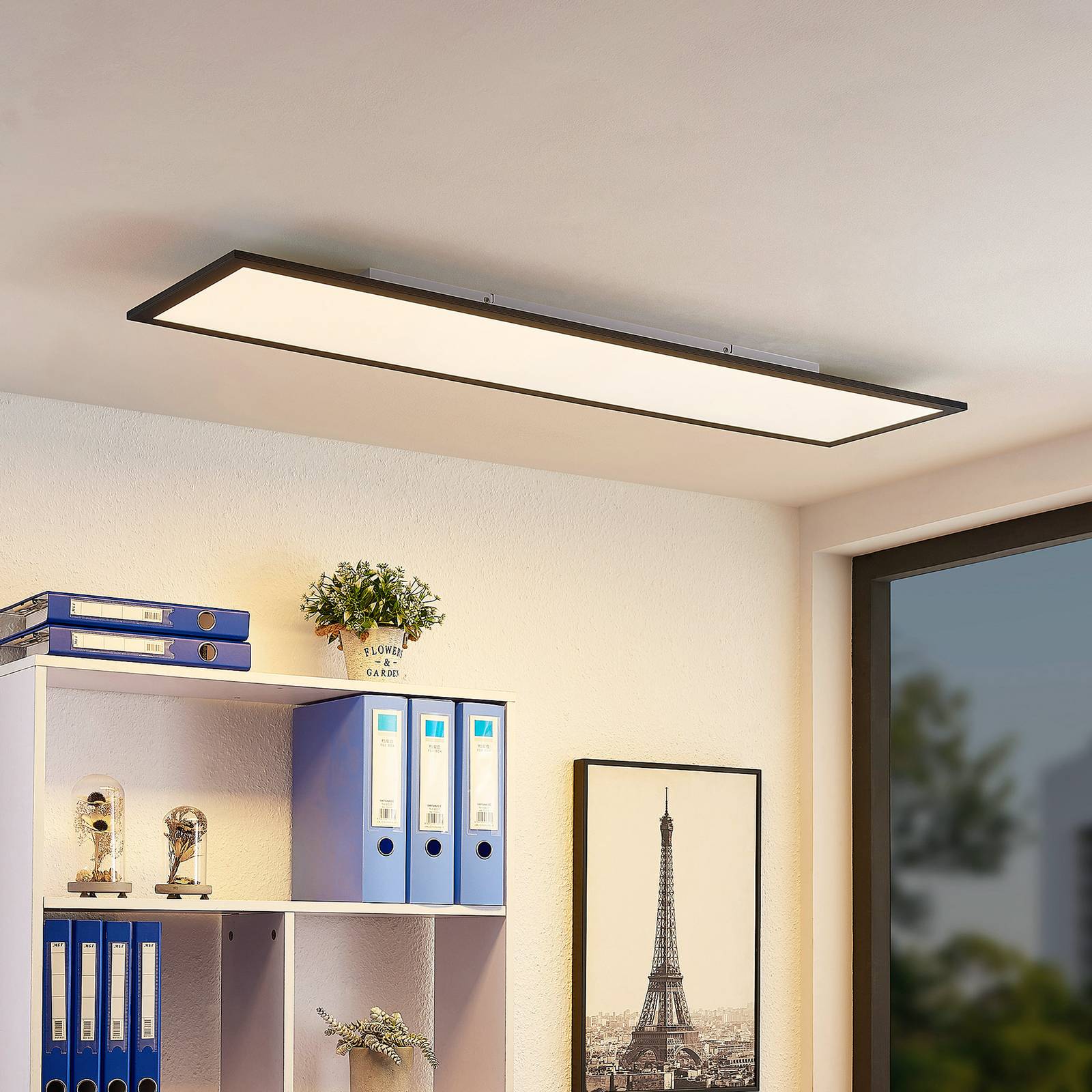 Lindby Nelios LED-Deckenlampe, 4000K 120 x 30 cm günstig online kaufen