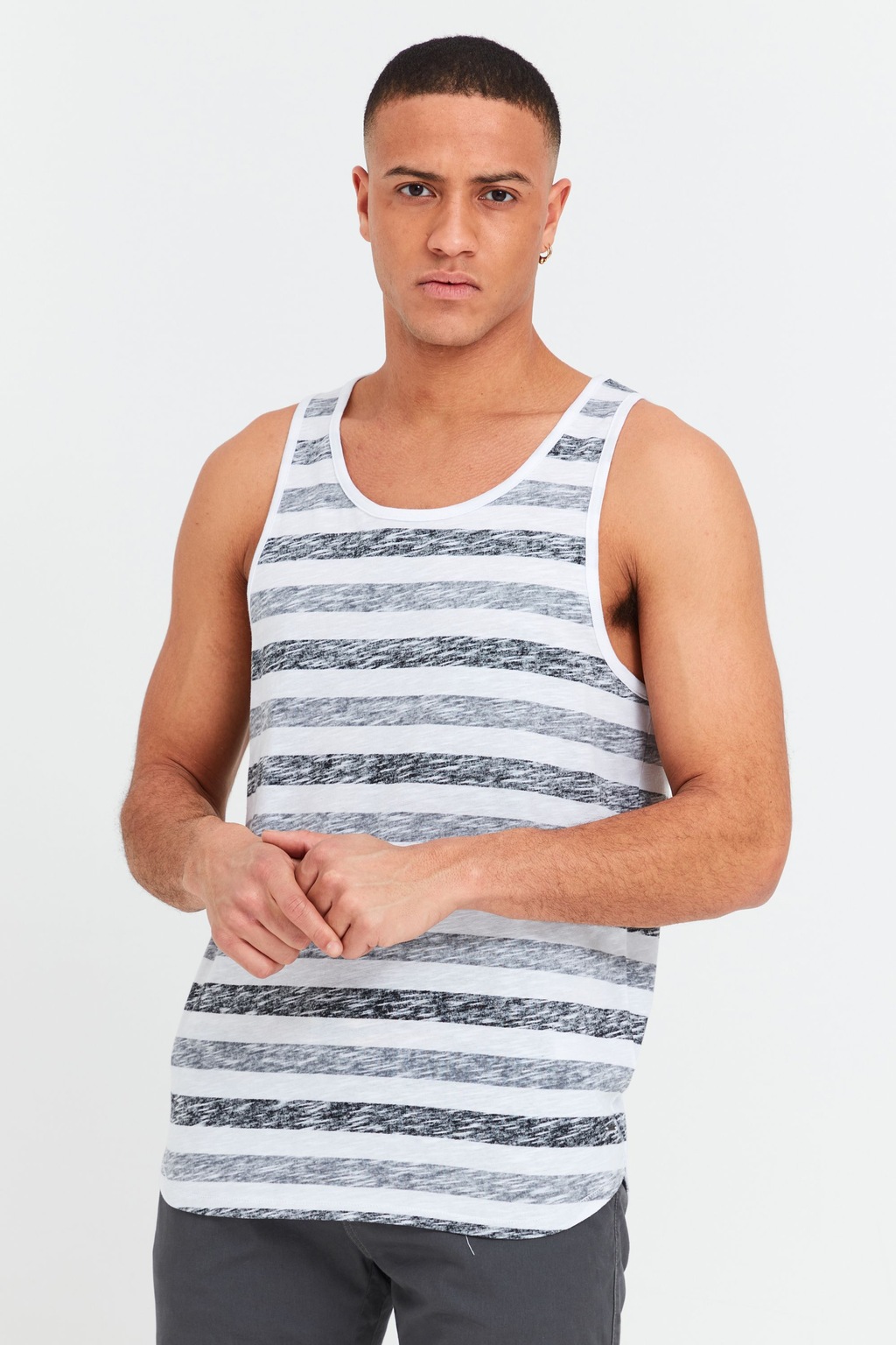 !Solid Tanktop SDMende Ärmelloses Shirt mit Streifen günstig online kaufen