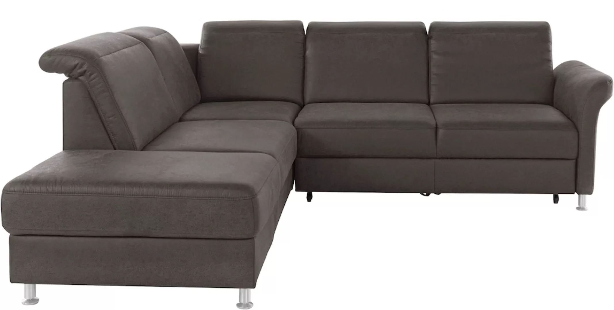 sit&more Ecksofa »Darwin L-Form«, inklusive Federkern, wahlweise mit Kopfte günstig online kaufen