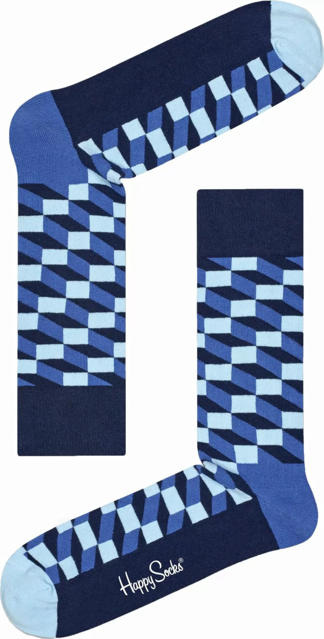 Happy Socks Socken Blaue Blöcke  - Größe 41-46 günstig online kaufen