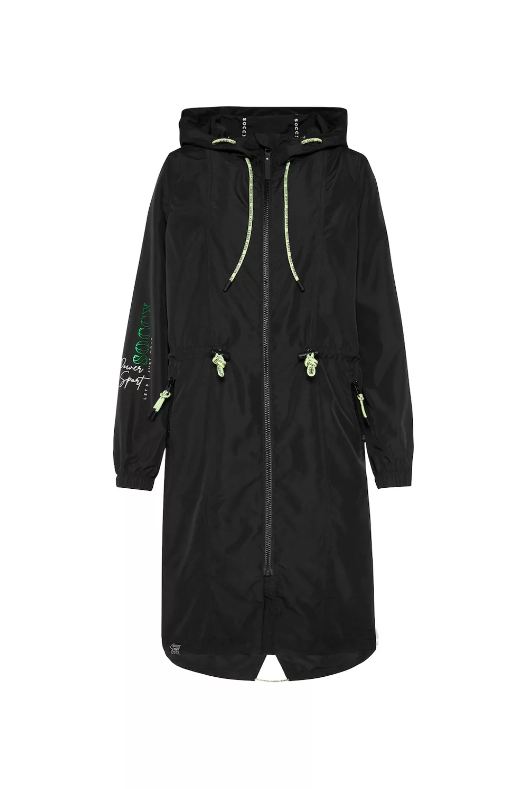 SOCCX Parka, mit Kapuze, mit verstellbaren Gummibändern an der Kapuze, Tail günstig online kaufen