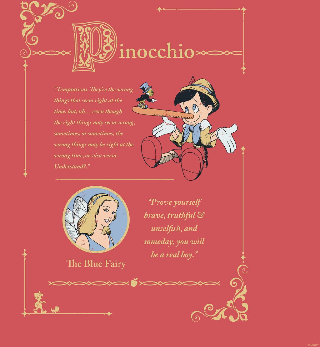 Komar Leinwandbild »Pinocchio Vice Versa - Größe 40 x 40 cm«, Disney, (1 St günstig online kaufen