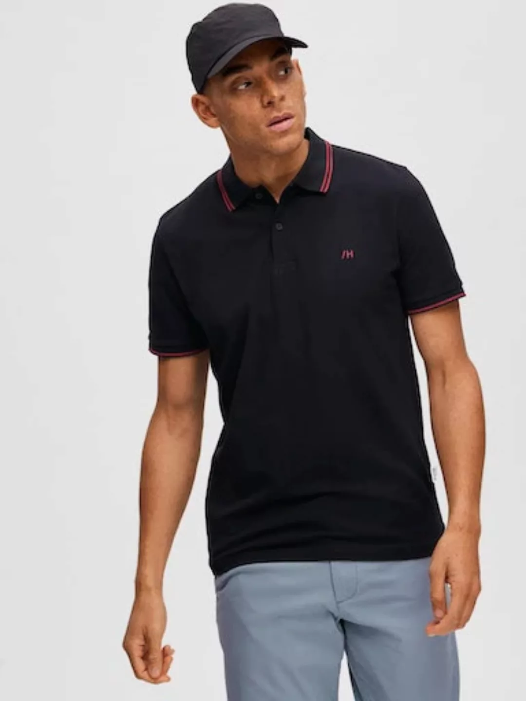 SELECTED HOMME Poloshirt "SLHDANTE SPORT SS POLO NOOS" günstig online kaufen