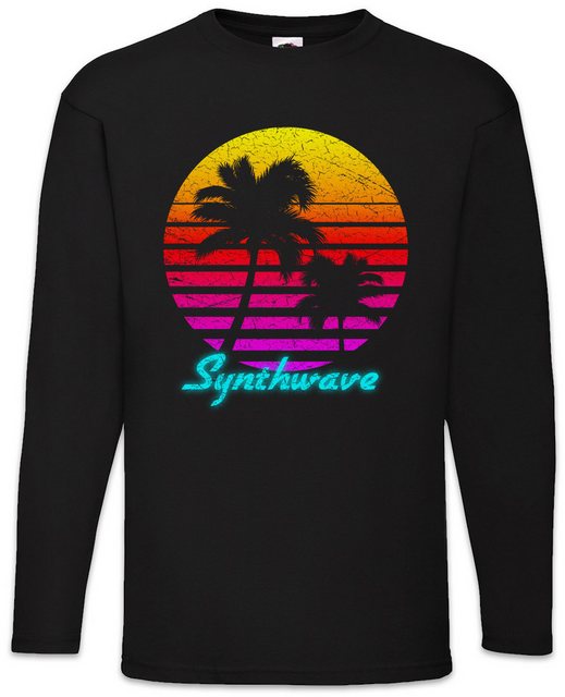 Urban Backwoods Langarmshirt Synthwave I Langarm T-Shirt Attack Decay Susta günstig online kaufen