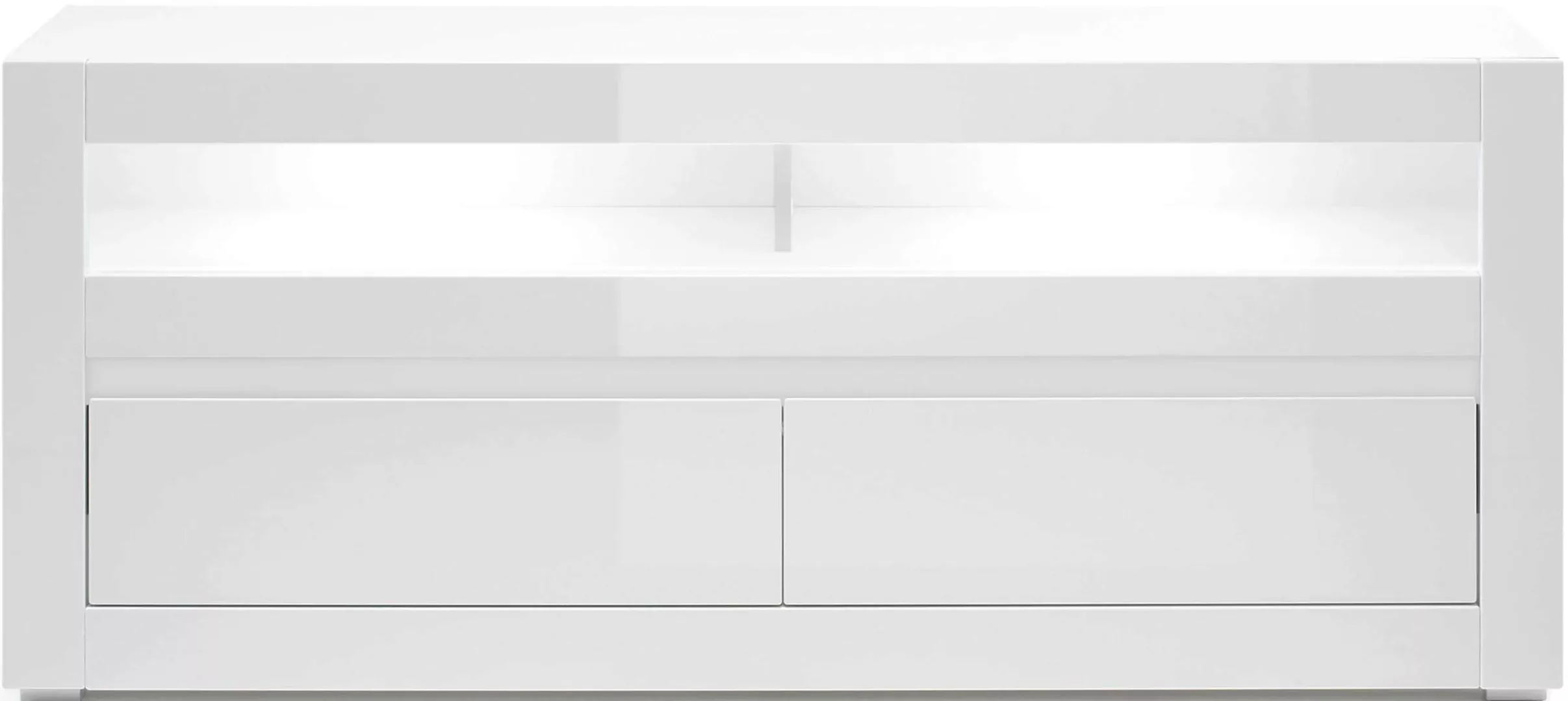 INOSIGN Lowboard "Carat", Breite 150 cm, wird mit 2 Leisten geliefert (weis günstig online kaufen
