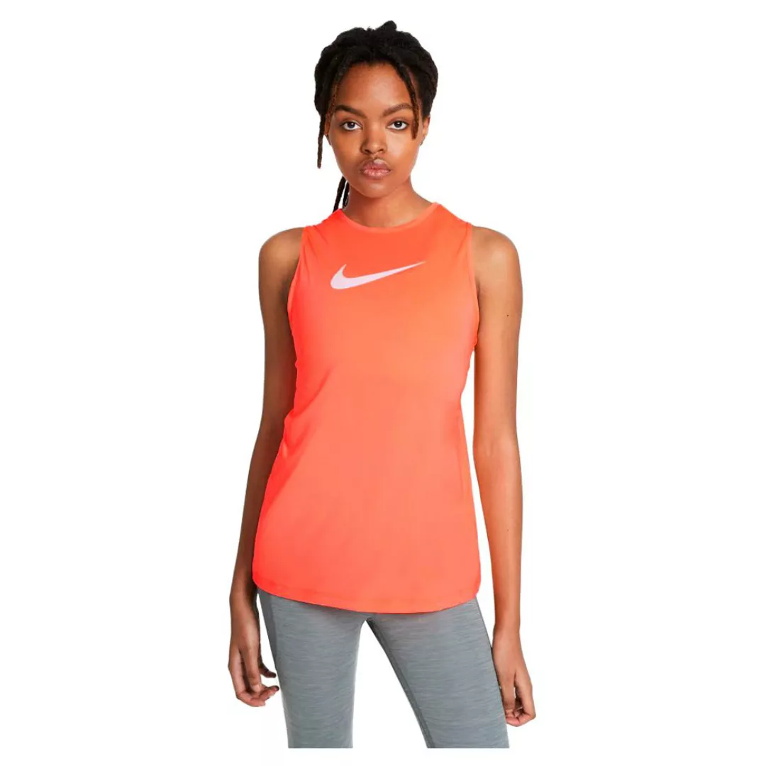 Nike Pro Open Back Ärmelloses T-shirt L Bright Mango / White günstig online kaufen
