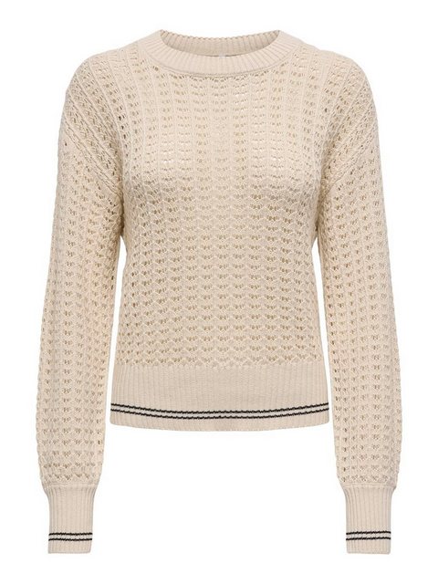 ONLY Strickpullover ONLASA LS DETAIL O-NECK CC KNT günstig online kaufen