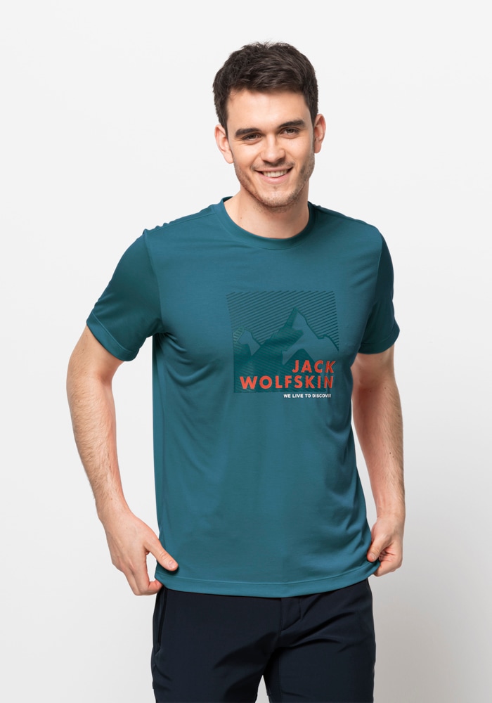 Jack Wolfskin Funktionsshirt "HIKING S/S GRAPHIC T M" günstig online kaufen