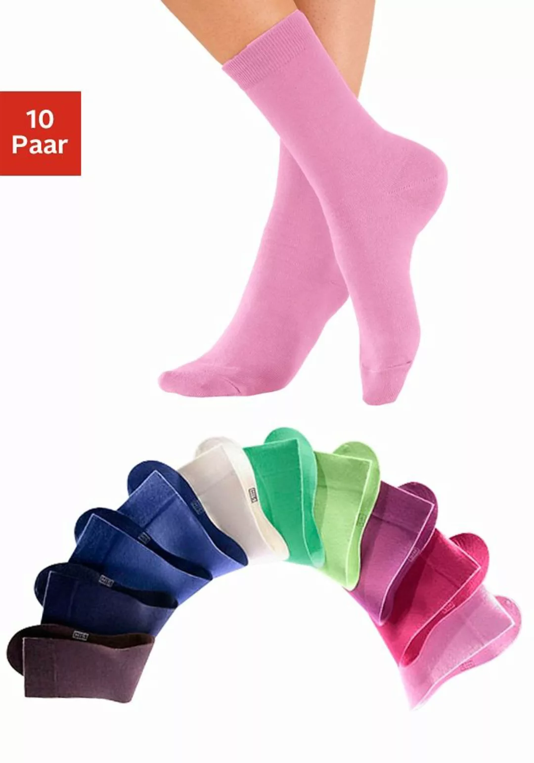 H.I.S Freizeitsocken, (Set, 10 Paar) günstig online kaufen