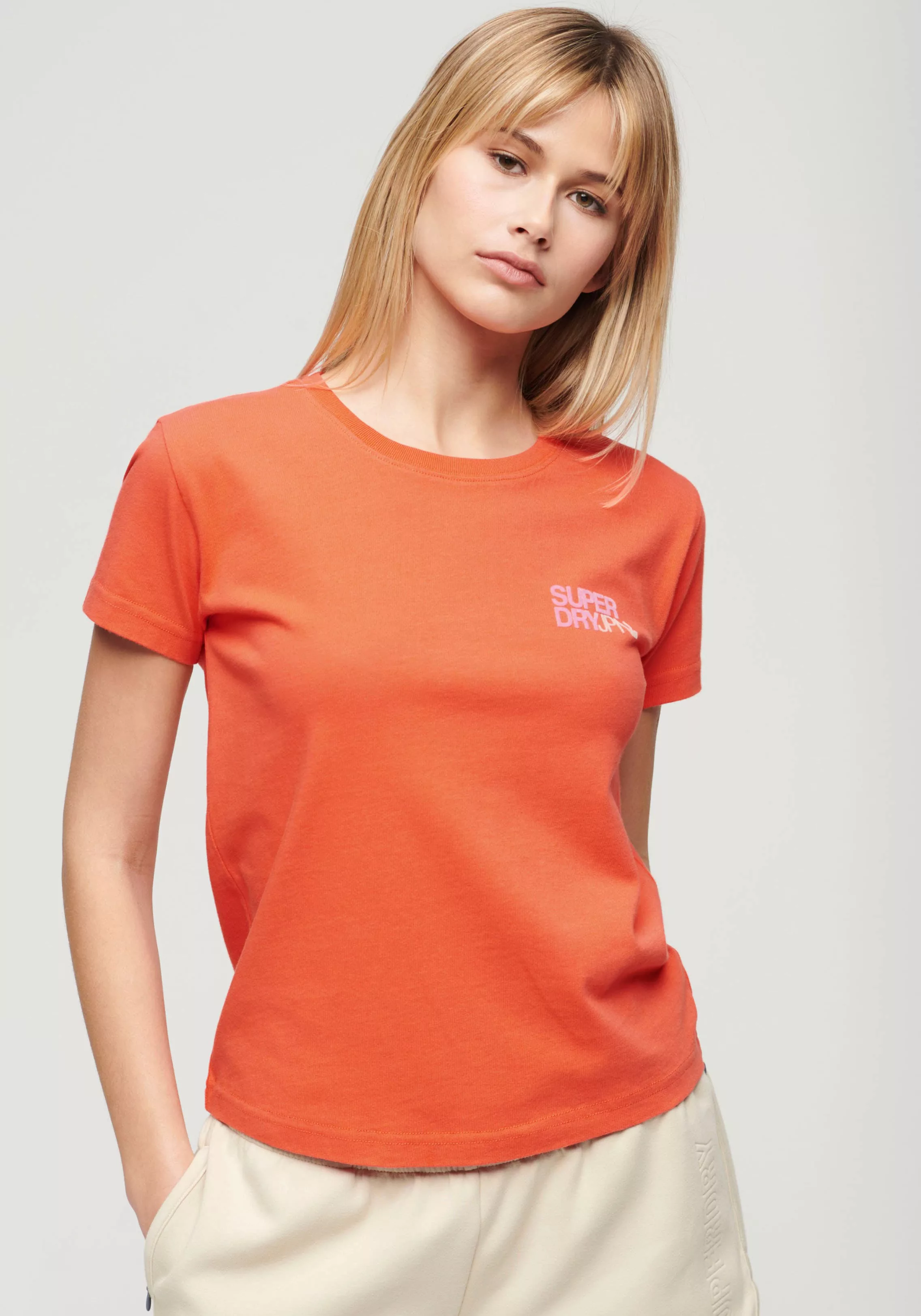 Superdry Print-Shirt "SPORTSWEAR LOGO FITTED TEE" günstig online kaufen