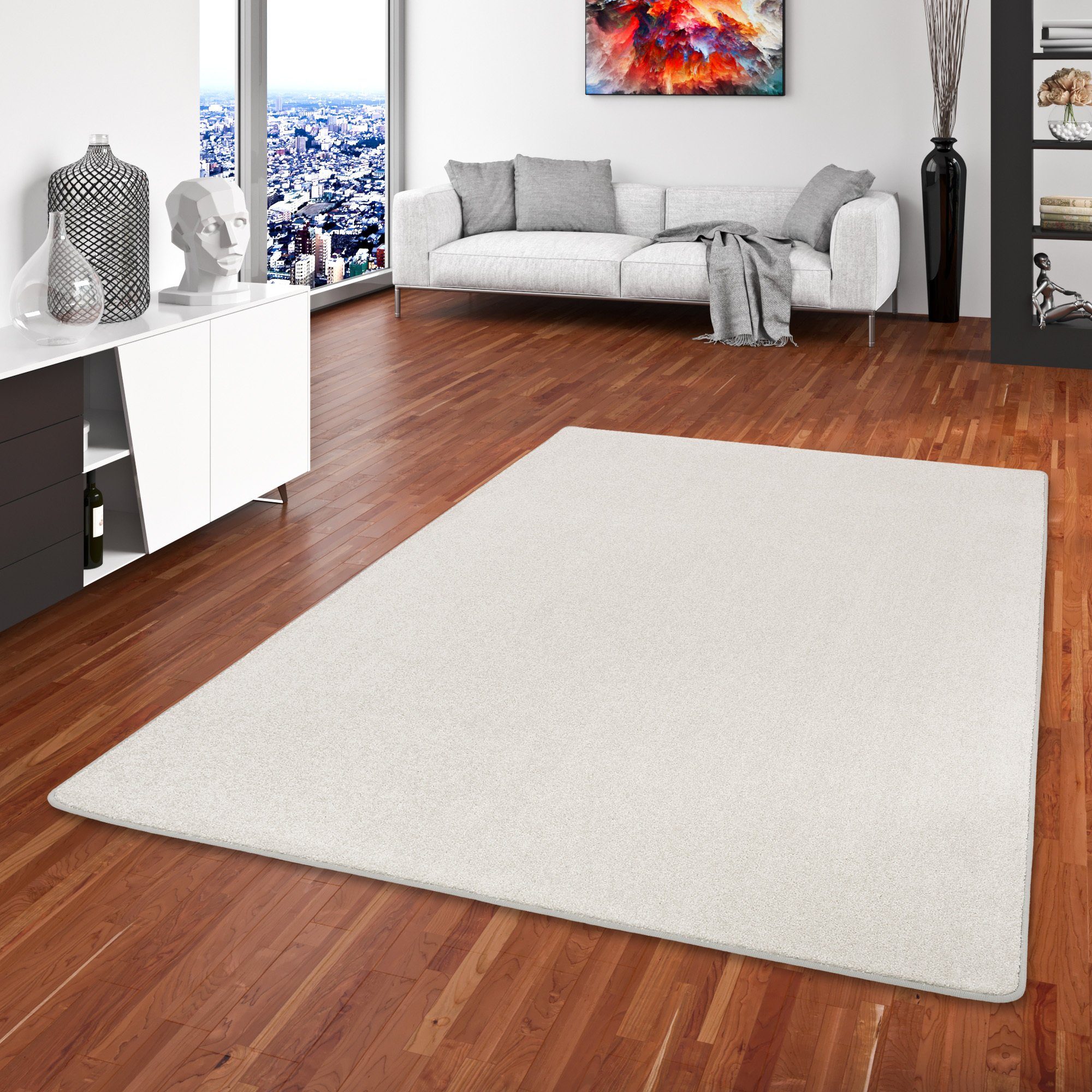 Snapstyle Veloursteppich Hochflor Velours Teppich Luna, günstig online kaufen