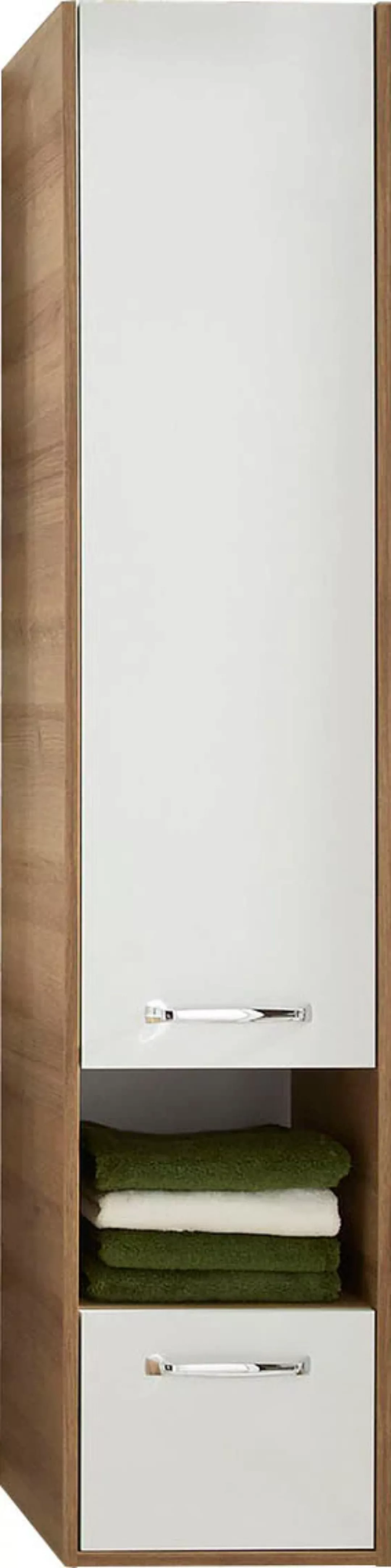 Saphir Hochschrank "Quickset 362 Badschrank, 35 cm breit, 1 Tür, Nische, 1 günstig online kaufen