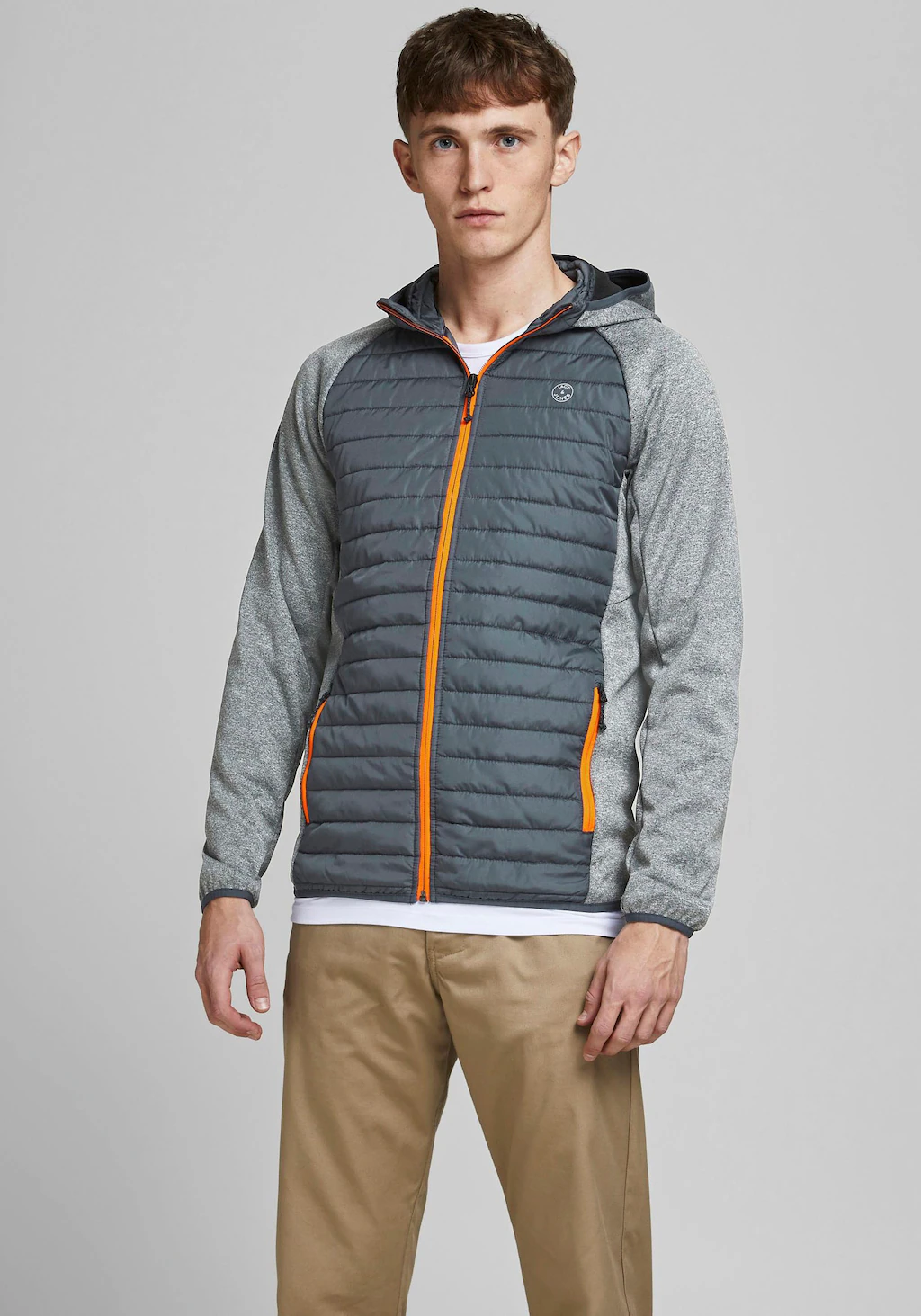 Jack & Jones Steppjacke "JJEMULTI mit Kapuze und Futter", mit Kapuze, unifa günstig online kaufen