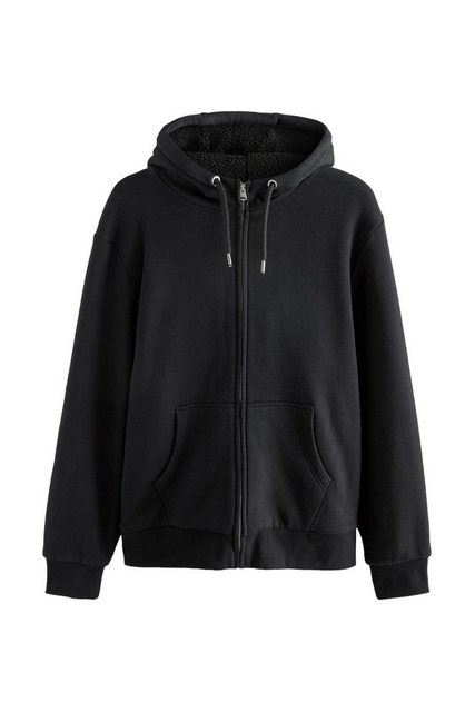 Next Kapuzenfleecejacke Teddyfell-Kapuzenjacke mit Reißverschluss (1-St) günstig online kaufen