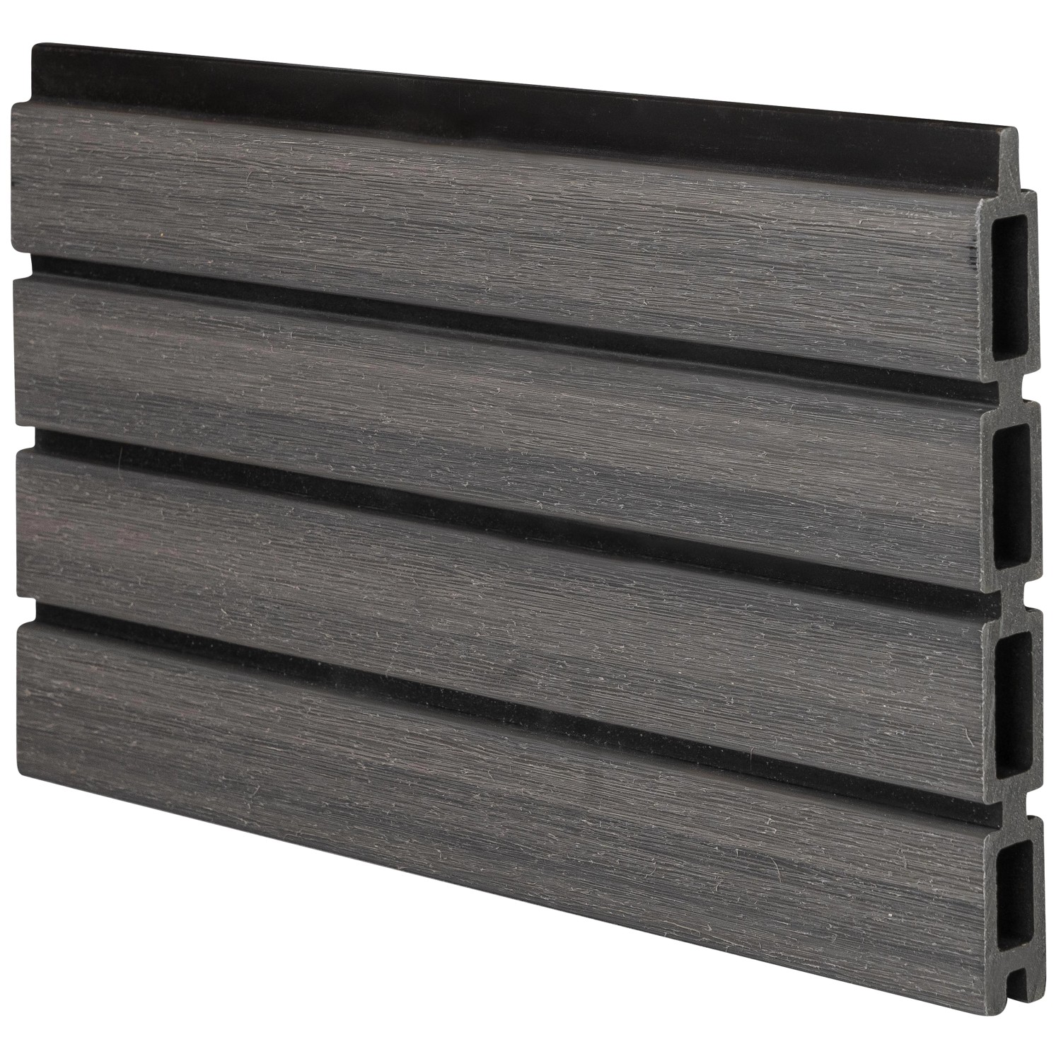 GartenLand Musterstück WPC Zaun Set Shadowline Amethystgrau 20 cm günstig online kaufen